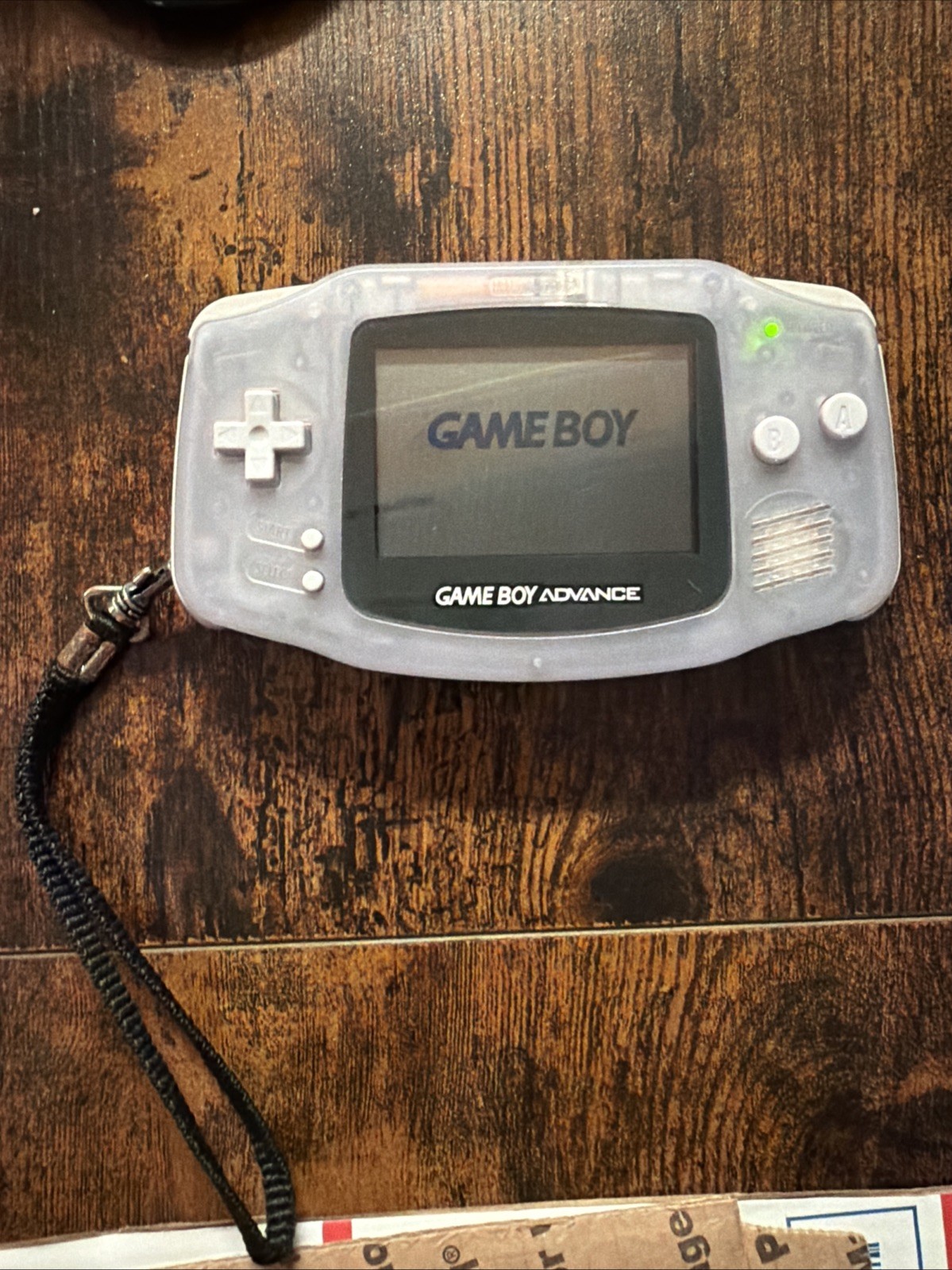 Nintendo Game Boy Advance Console System – Clear Glacier-WORKS PERFECT 👌 🔥❤️🔥