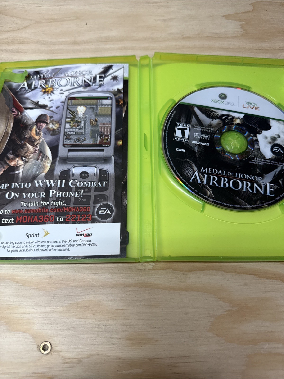 Medal of Honor Airborne CIB Microsoft Xbox 360 Verified Working – Fast Shipping