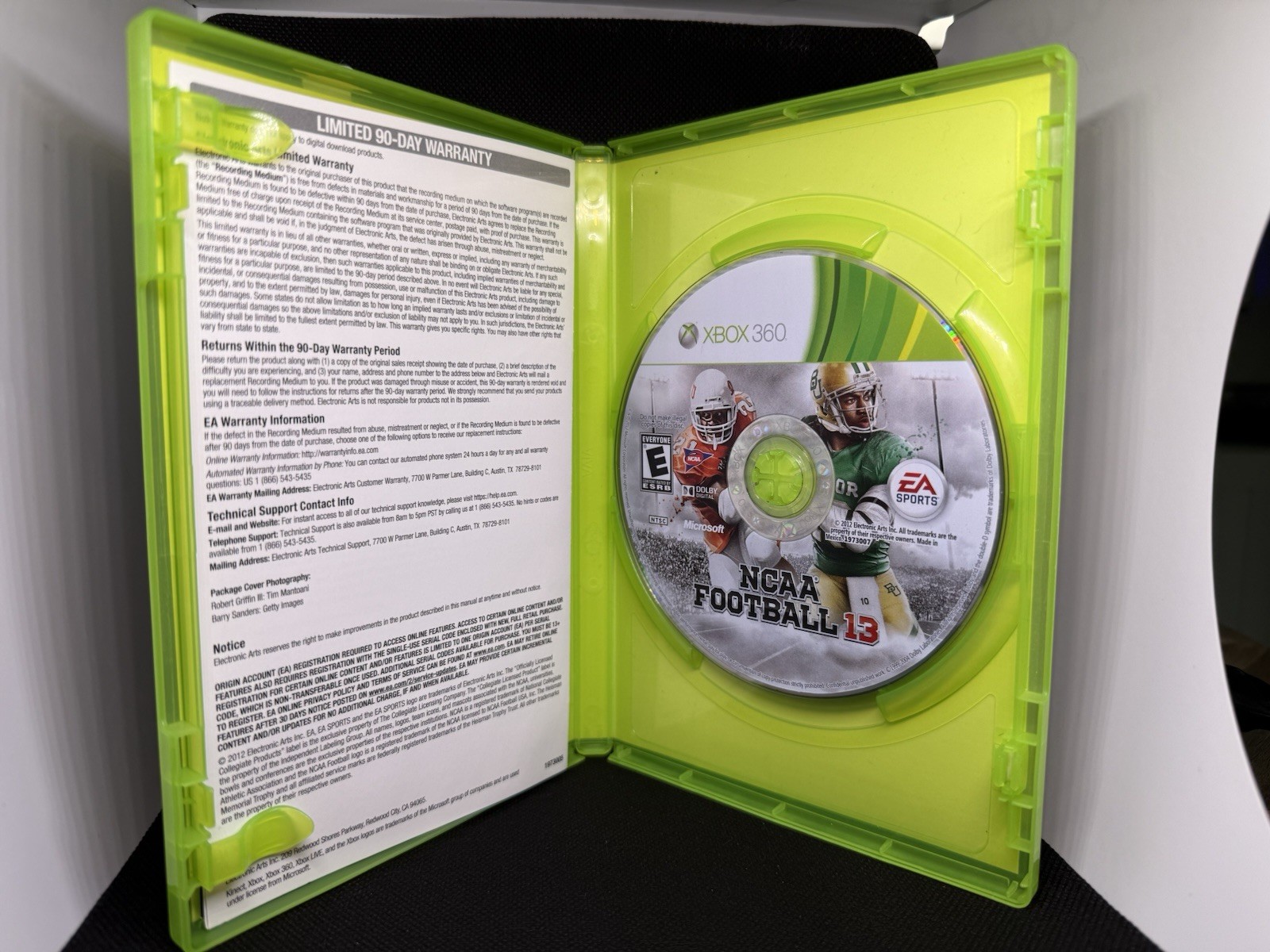 NCAA Football 13 (Microsoft Xbox 360, 2012)