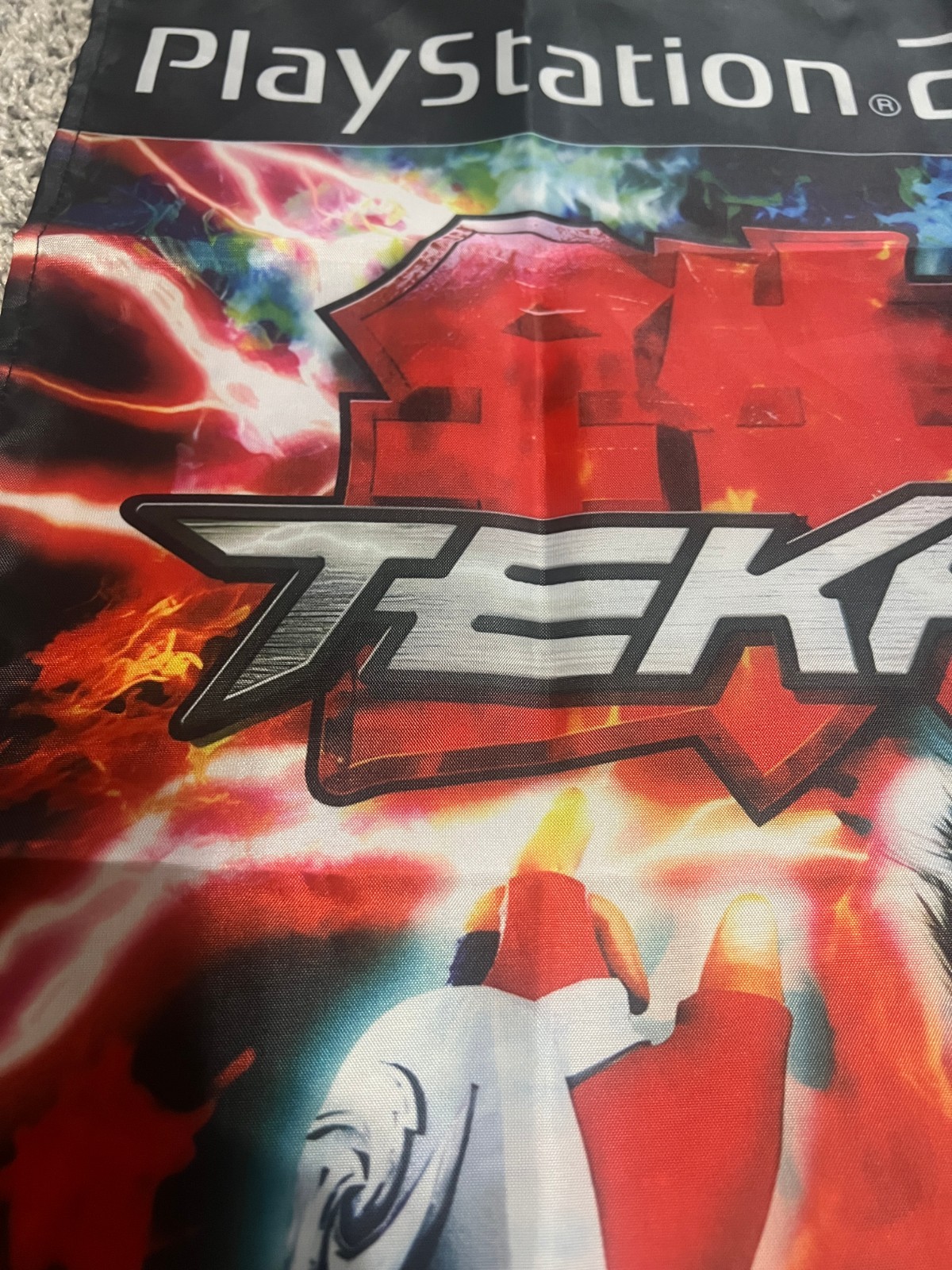 Tekken 5 PS2 Custom Wall Flag Banner Tapestry 2 x 3 Ft, Playstation 2