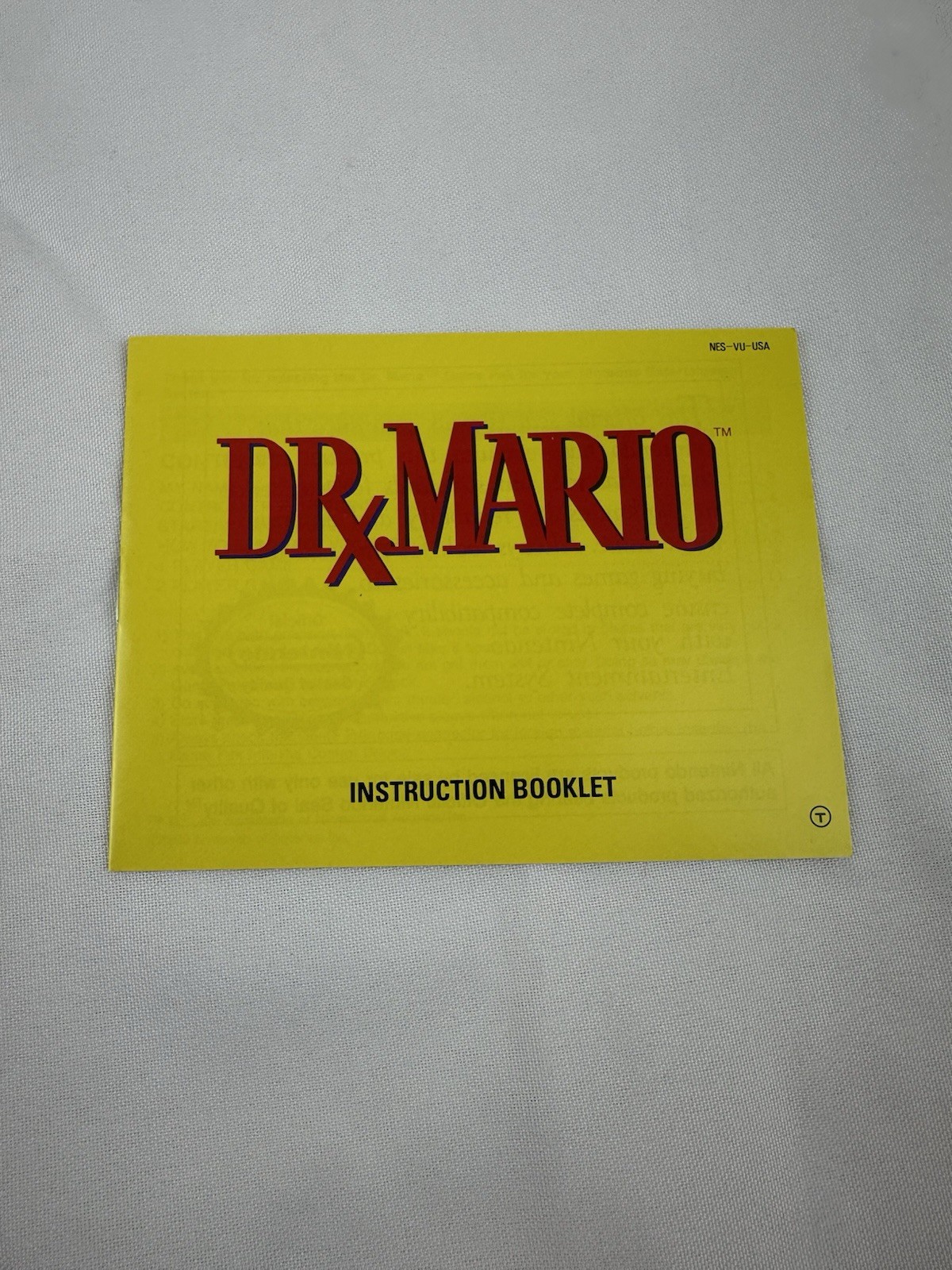 Dr Mario Nintendo NES Game 1990 Complete Box Manual Poster Foam Japan Original