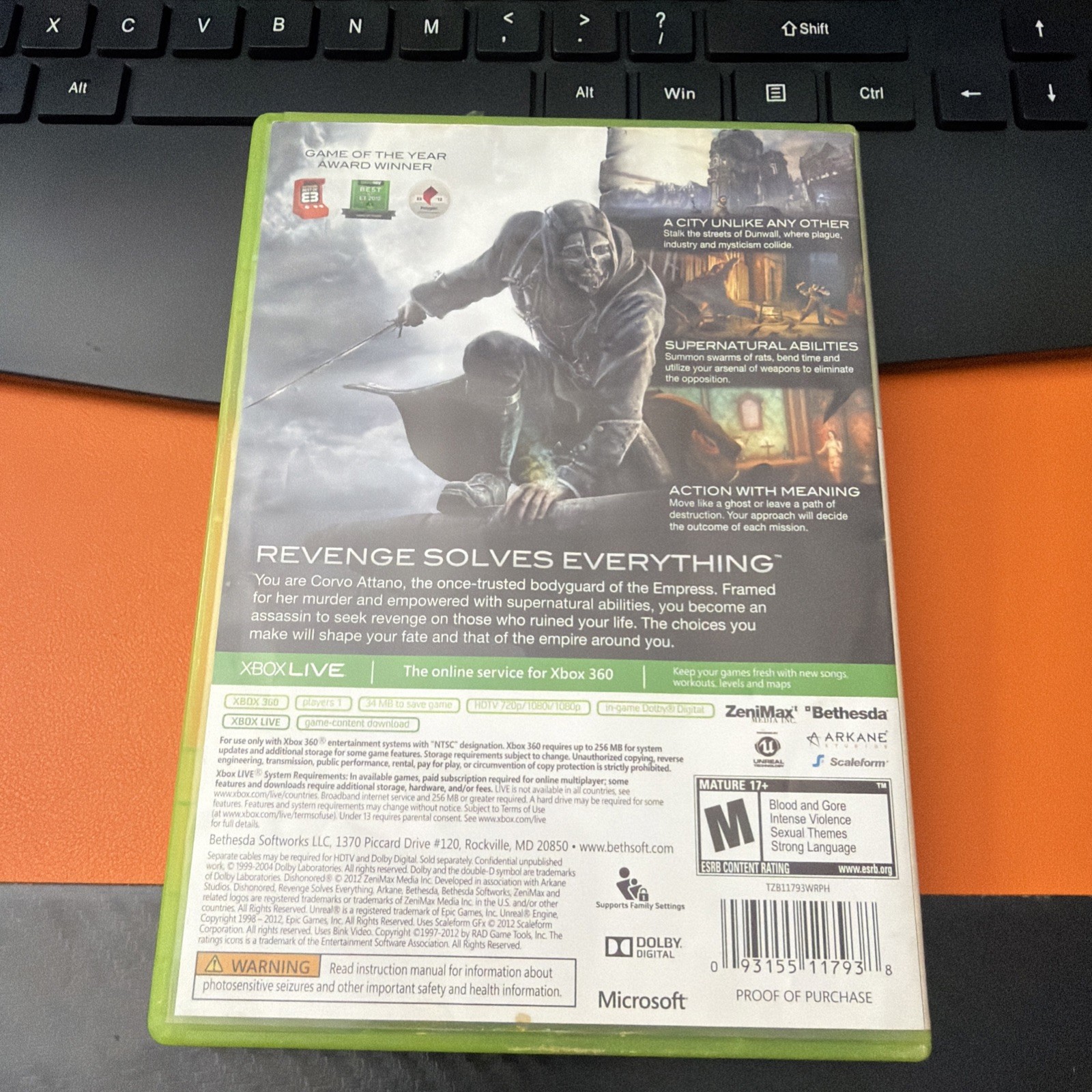 Dishonored – Microsoft Xbox 360