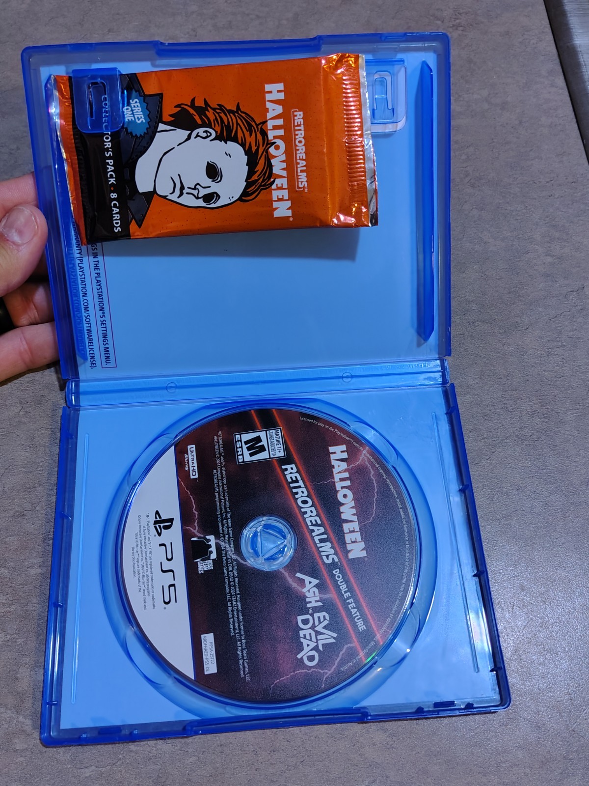 PS5 RetroRealms Halloween & Ash vs Evil Dead – Complete Authentic Tested W/Cards