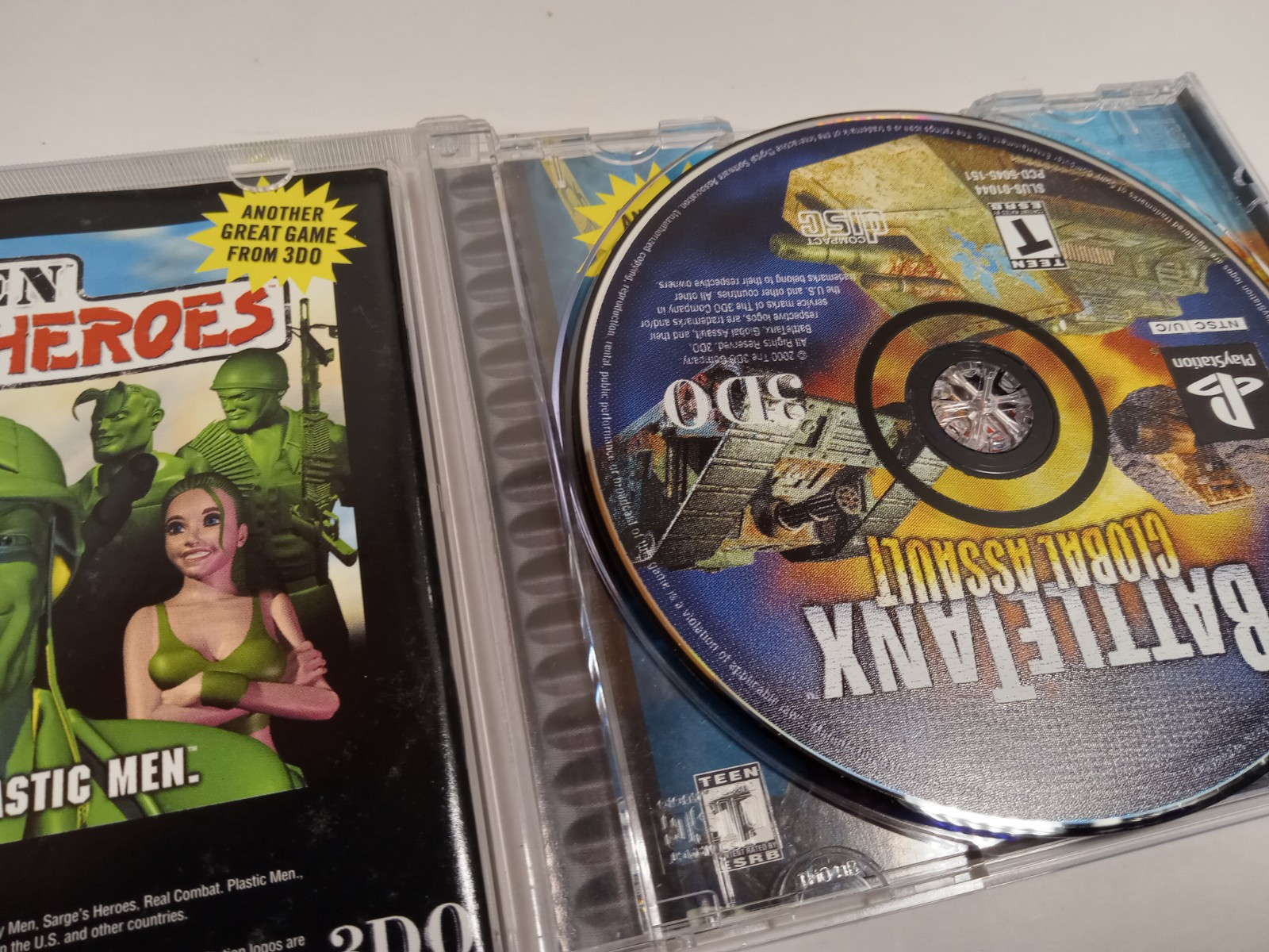 PS1 Lot CIB (Gunship, Shellshock, BattleTanx, Siphon Filter)