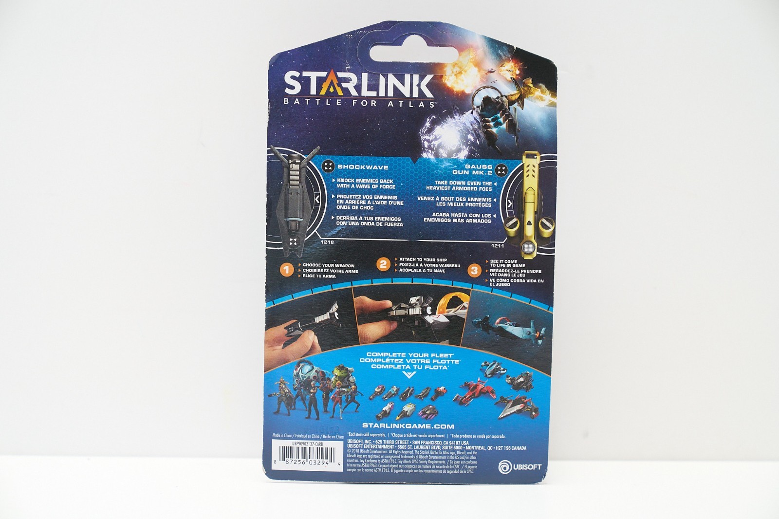 Starlink: Battle for Atlas Shackwave Gauss Gun MK.2 Weapons Pack NIB