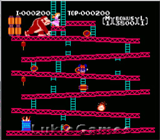 Donkey Kong Classics – 2 Games In 1 – NES Nintendo