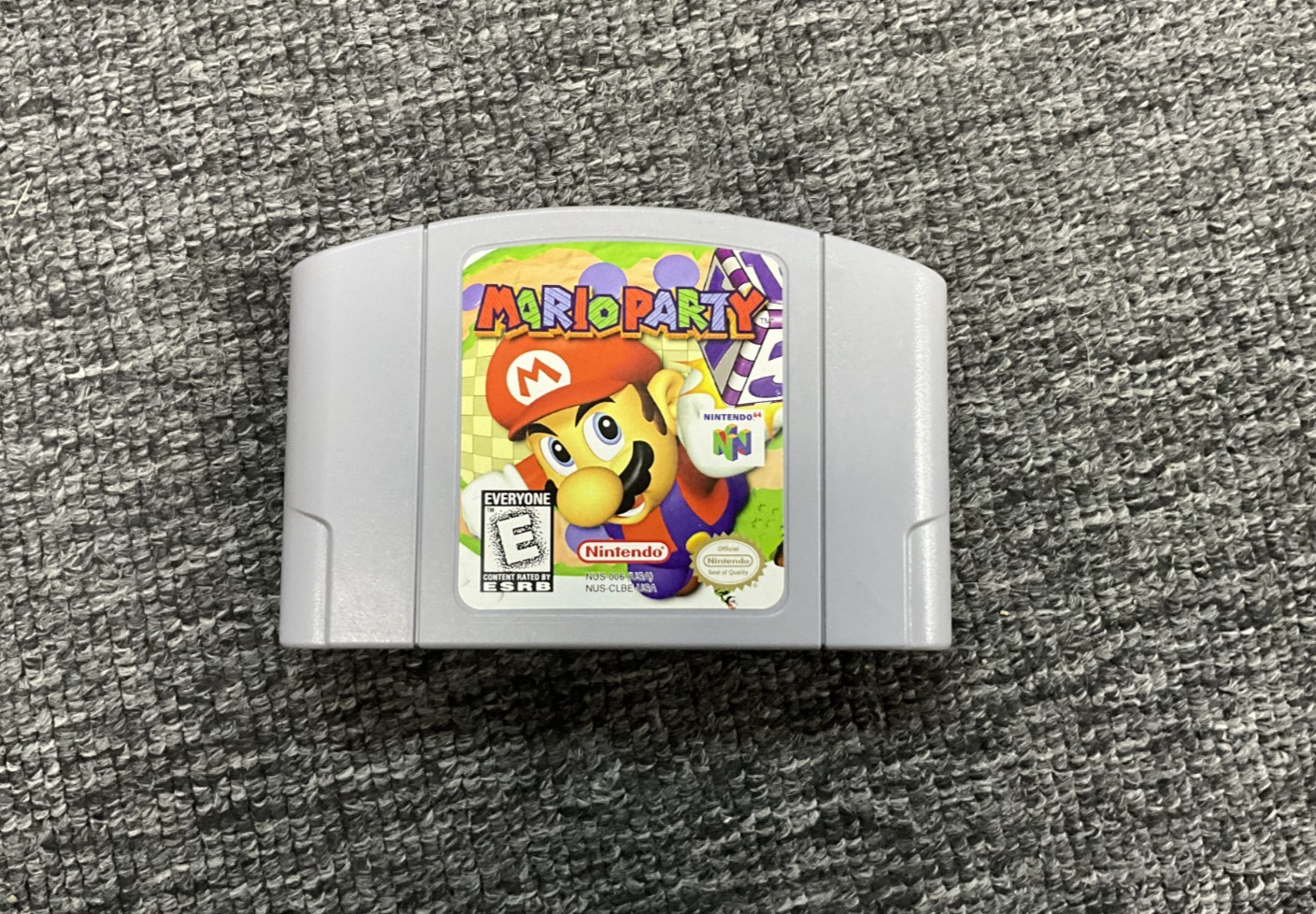 Mario Party 1 Not For Resale Nintendo N64 Cart Near Mint Back Label Authentic
