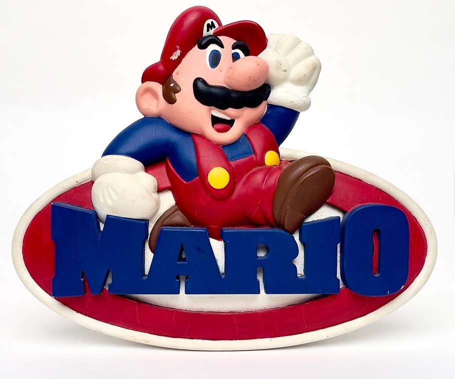 Nintendo Super Mario Display Plaque Corporate Promo Standee Store One Of A Kind