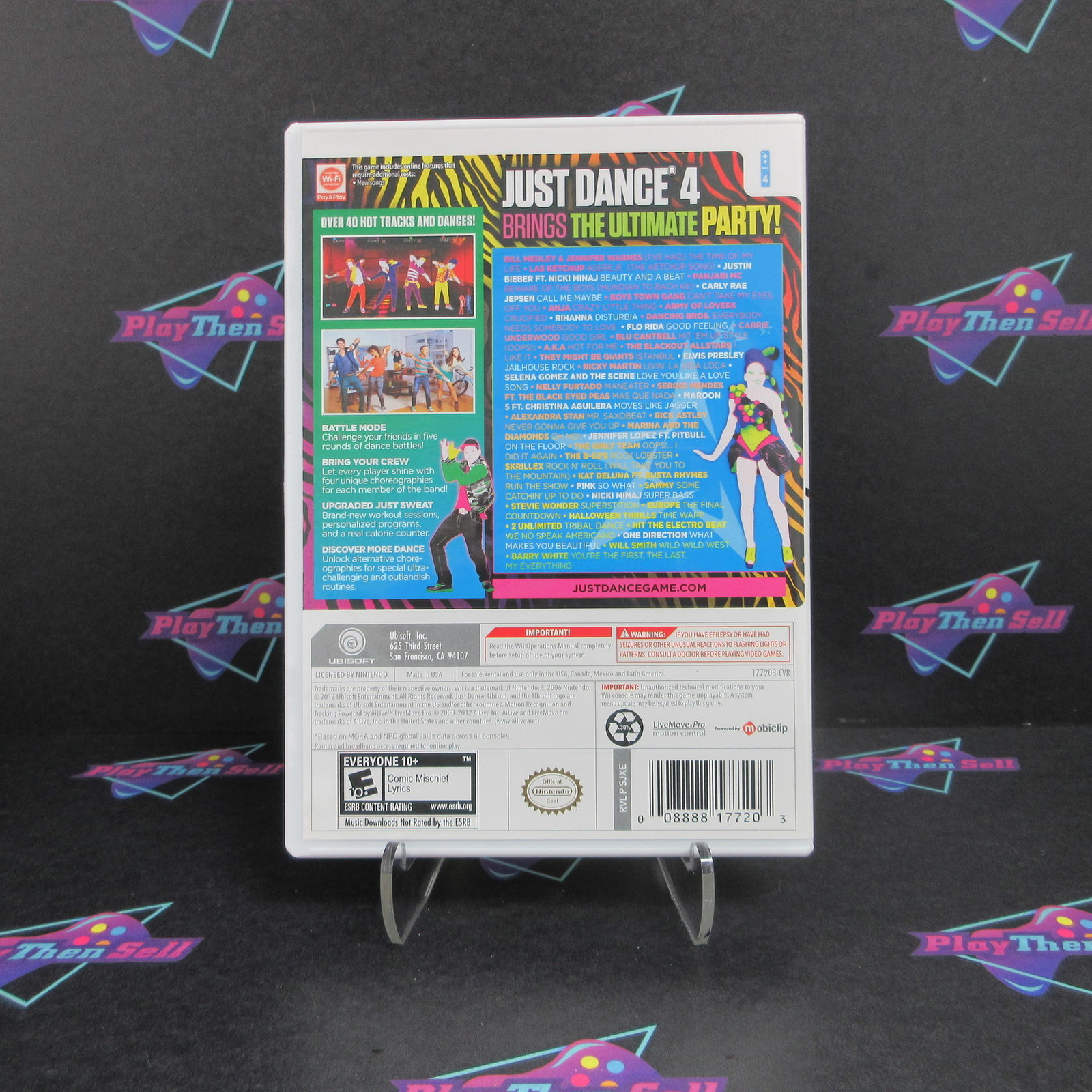 Refurbished Just Dance 4 Nintendo Wii Complete – Excellent Cond
