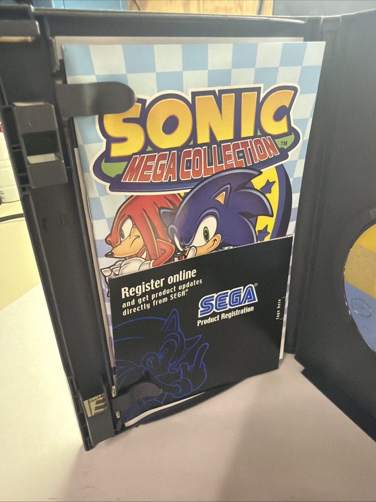 SONIC MEGA COLLECTION Gamecube Complete in Box With Registration Card Mint