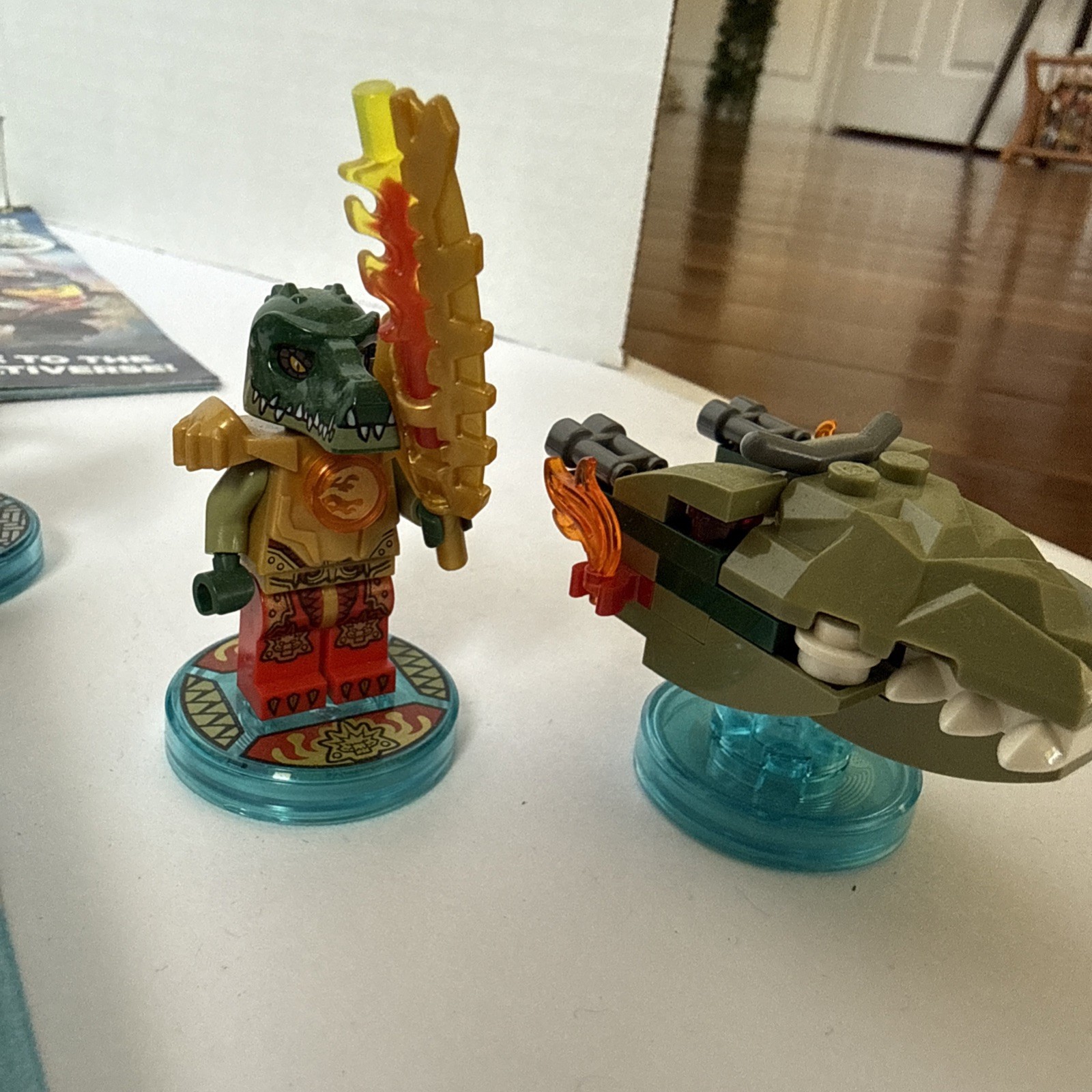 LEGO Dimensions Lot Game / Portal + 7 Figures – Ninjago, Chima, Batman + Others