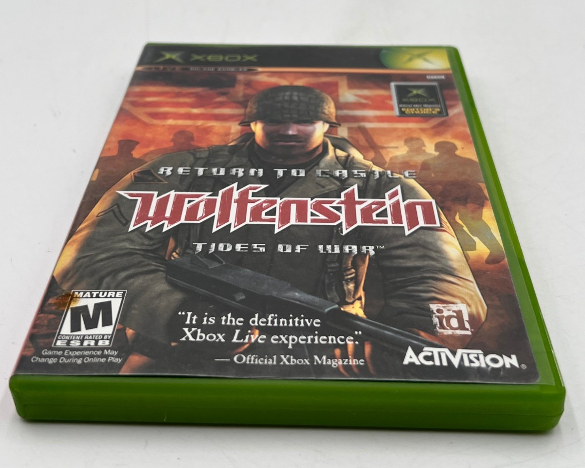 Return to Castle Wolfenstein Tides of War Xbox Complete CIB Tested Authentic