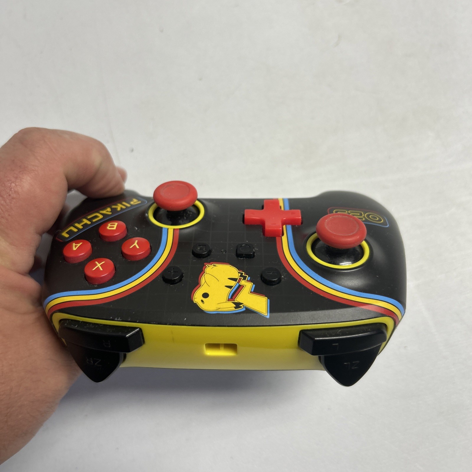PowerA Pikachu 025 Wireless Controller Black Red Yellow for Nintendo Switch