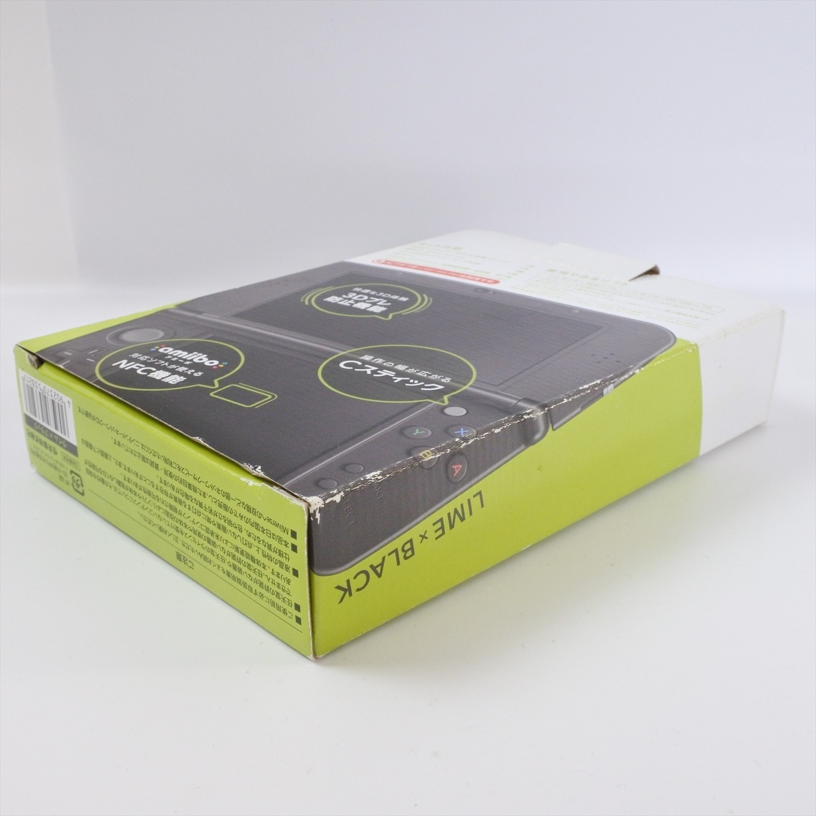 New Nintendo 3DS LL Console RED-001 Boxed NO Touch pen LIME x BLACK 2184 n3ds