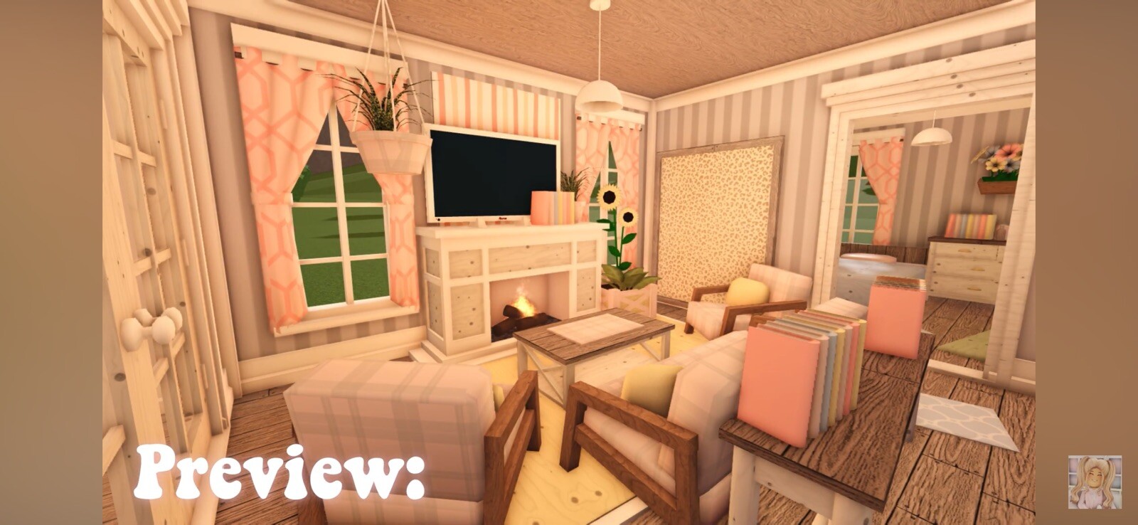 BLOXBURG SPRING COTTAGECORE FAMILY HOUSE.FAST BUILDER CHEAP SERVICE