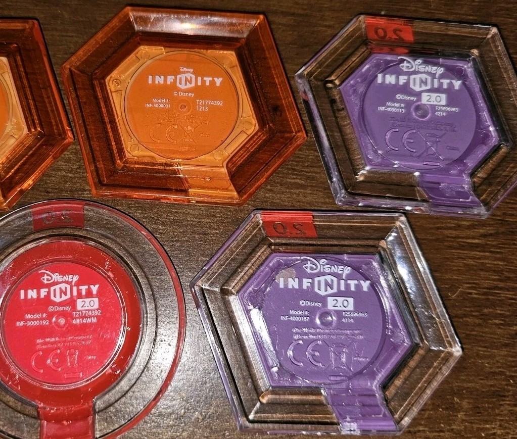 5 DISNEY INFINITY 2.0 Aladdin Power Discs Lot Sands Agrabah Jasmine Palace View