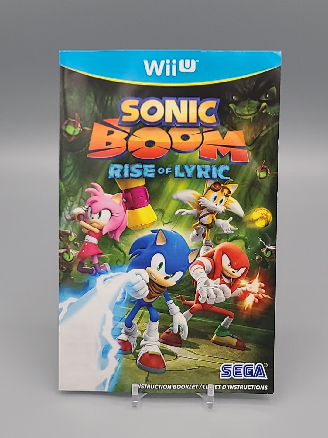 SONIC BOOM: RISE OF LYRIC (Nintendo Wii U, 2014) COMPLETE w/ Manual & MINT Disc