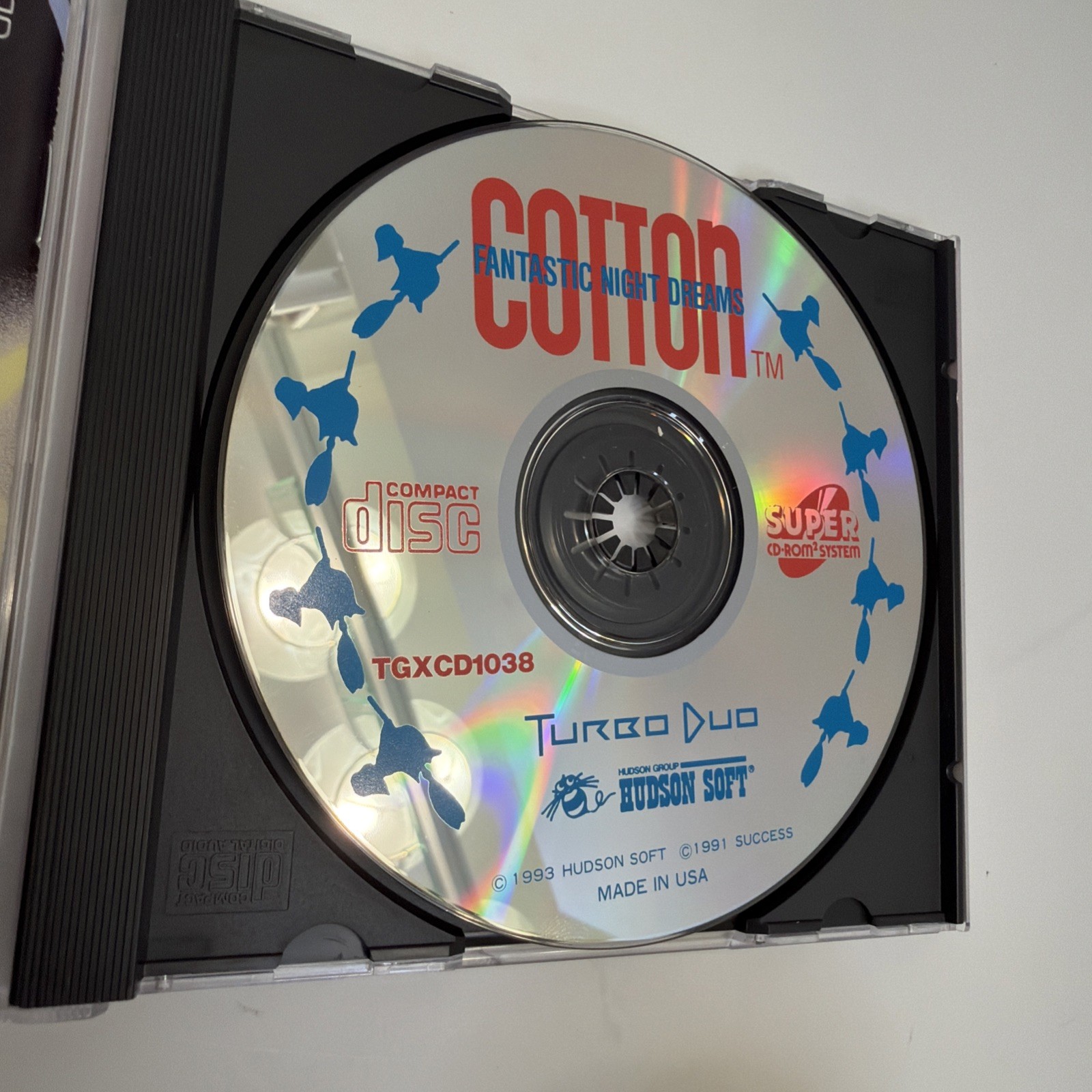 Cotton: Fantastic Night Dreams TurboGrafx Super CD Turbo Duo US Version Complete