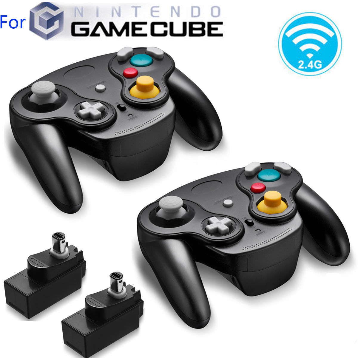 Wireless GameCube Controller + Adapter Wavebird for GameCube NGC GC Console