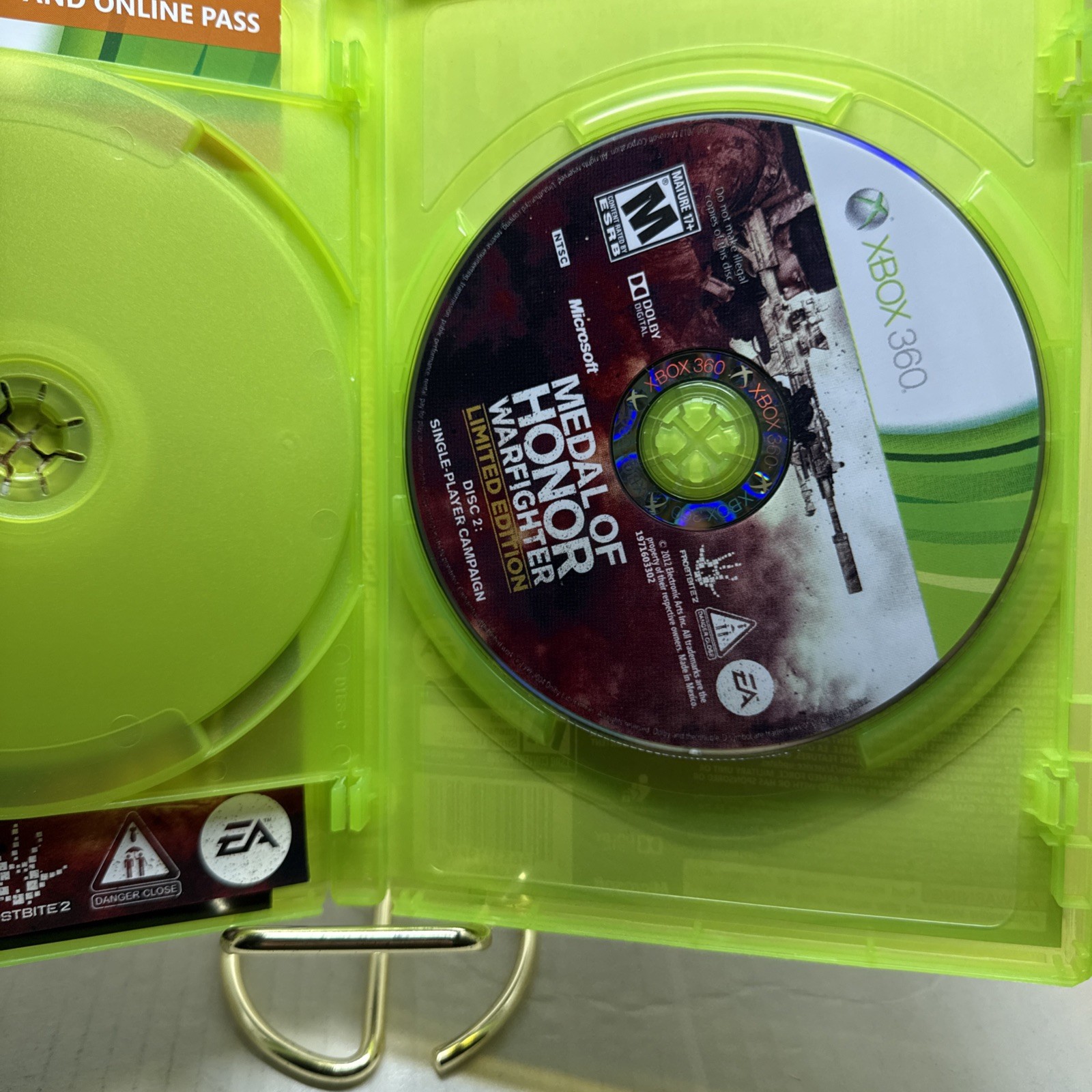 MEDAL OF HONOR WARFIGHTER LIMITED EDITION XBOX 360 Complete With Manual