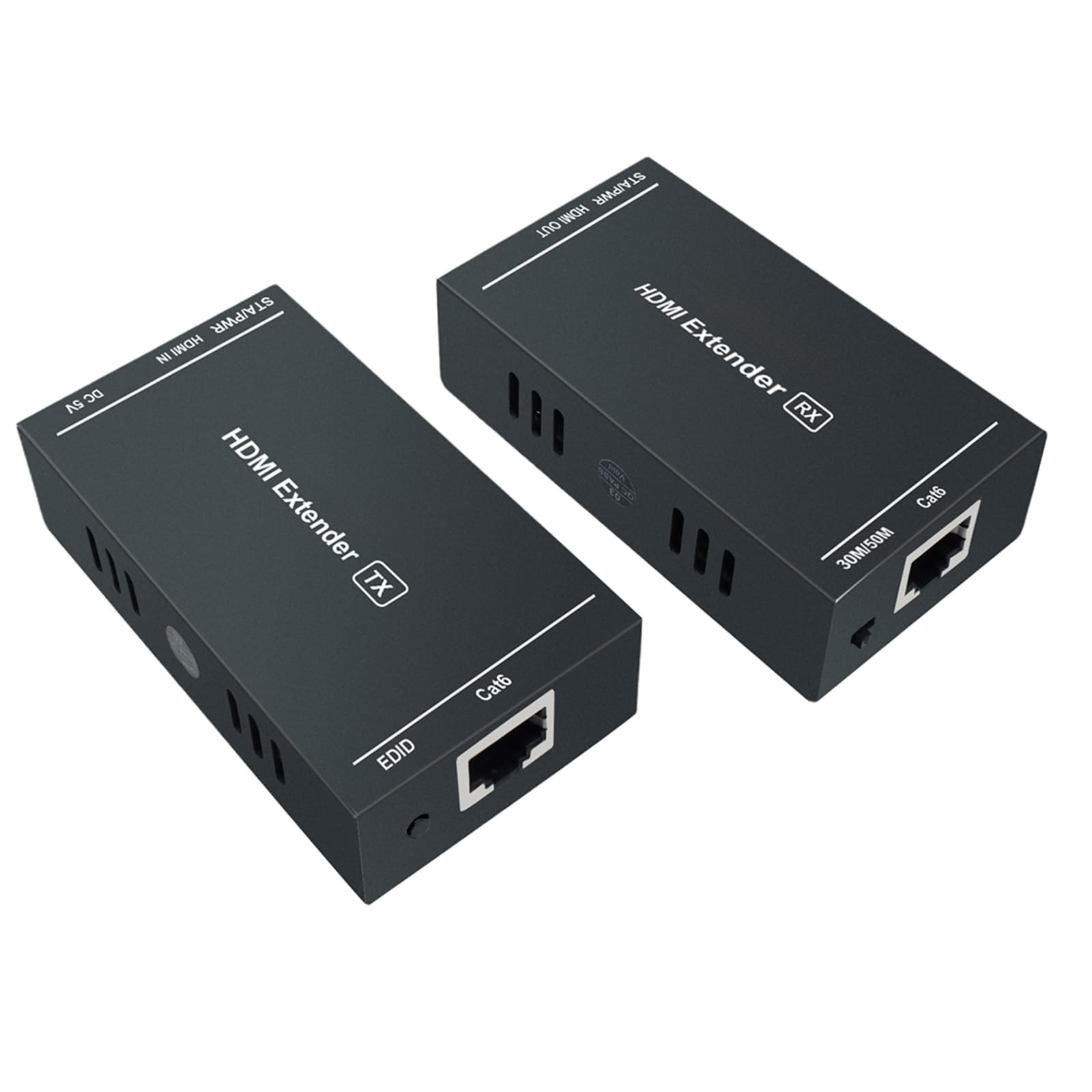 Steetek HDMI Extender 1080p@60Hz, 3D, Over Single 1080P 165ft, Black