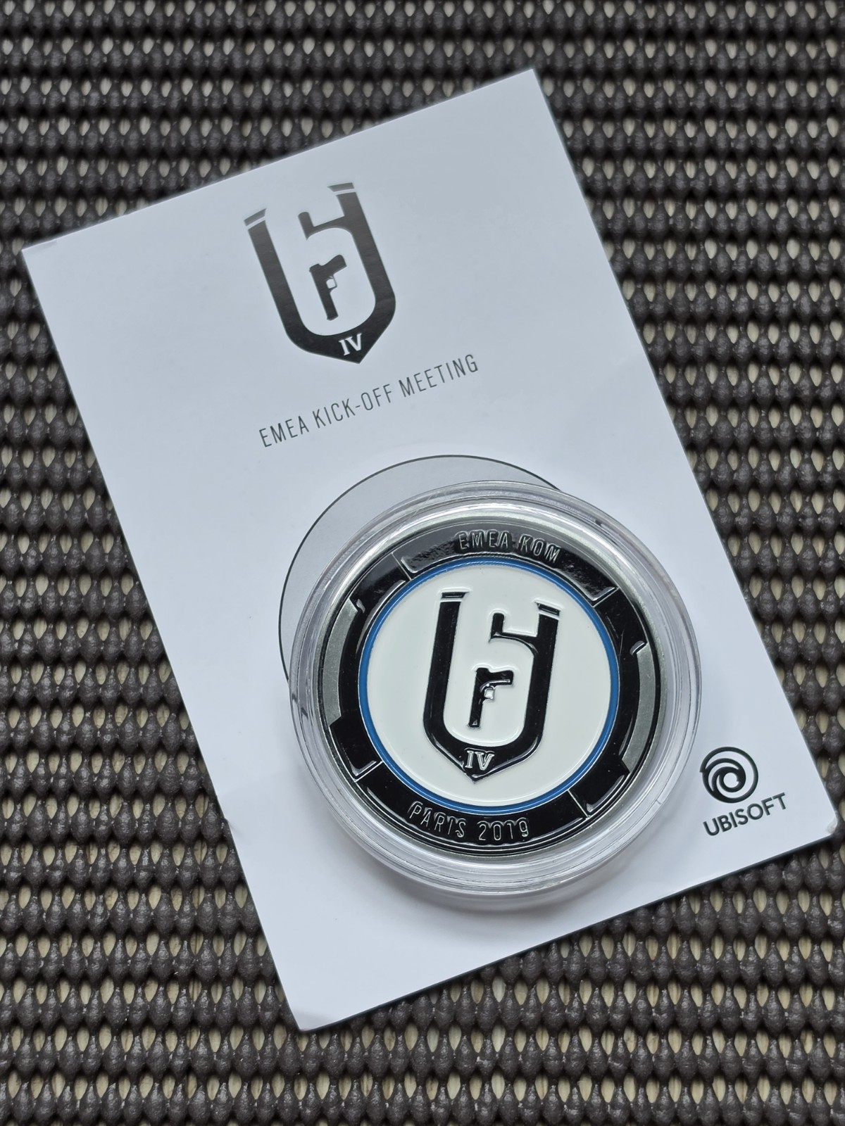 Ubisoft Rainbow Six Siege Paris 2019 Kick Off Meeting Challenge Coin Rare R6S