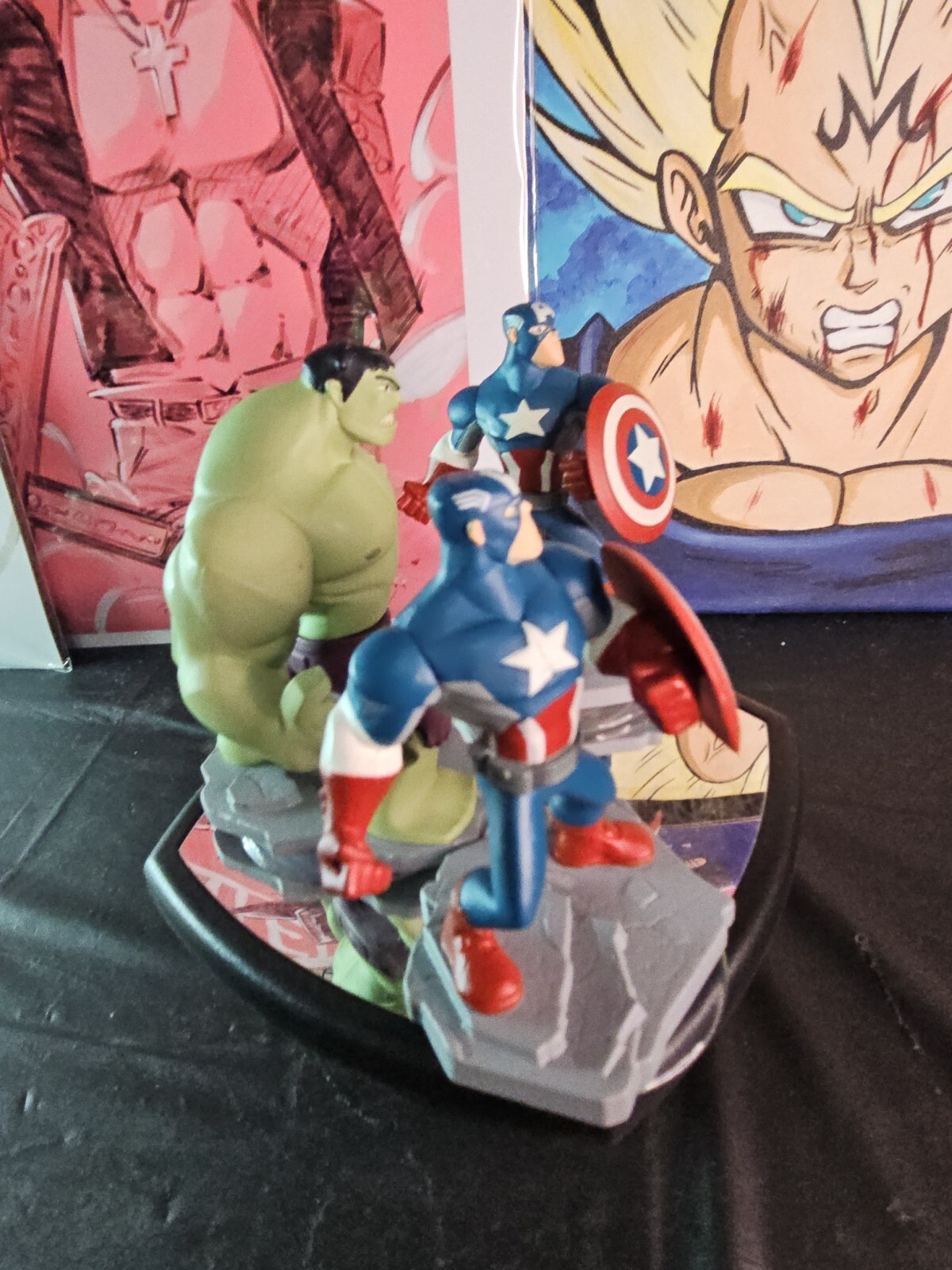 Disney Marvel Infinity 2.0 Green Angry Hulk Action Figure Captain America X2