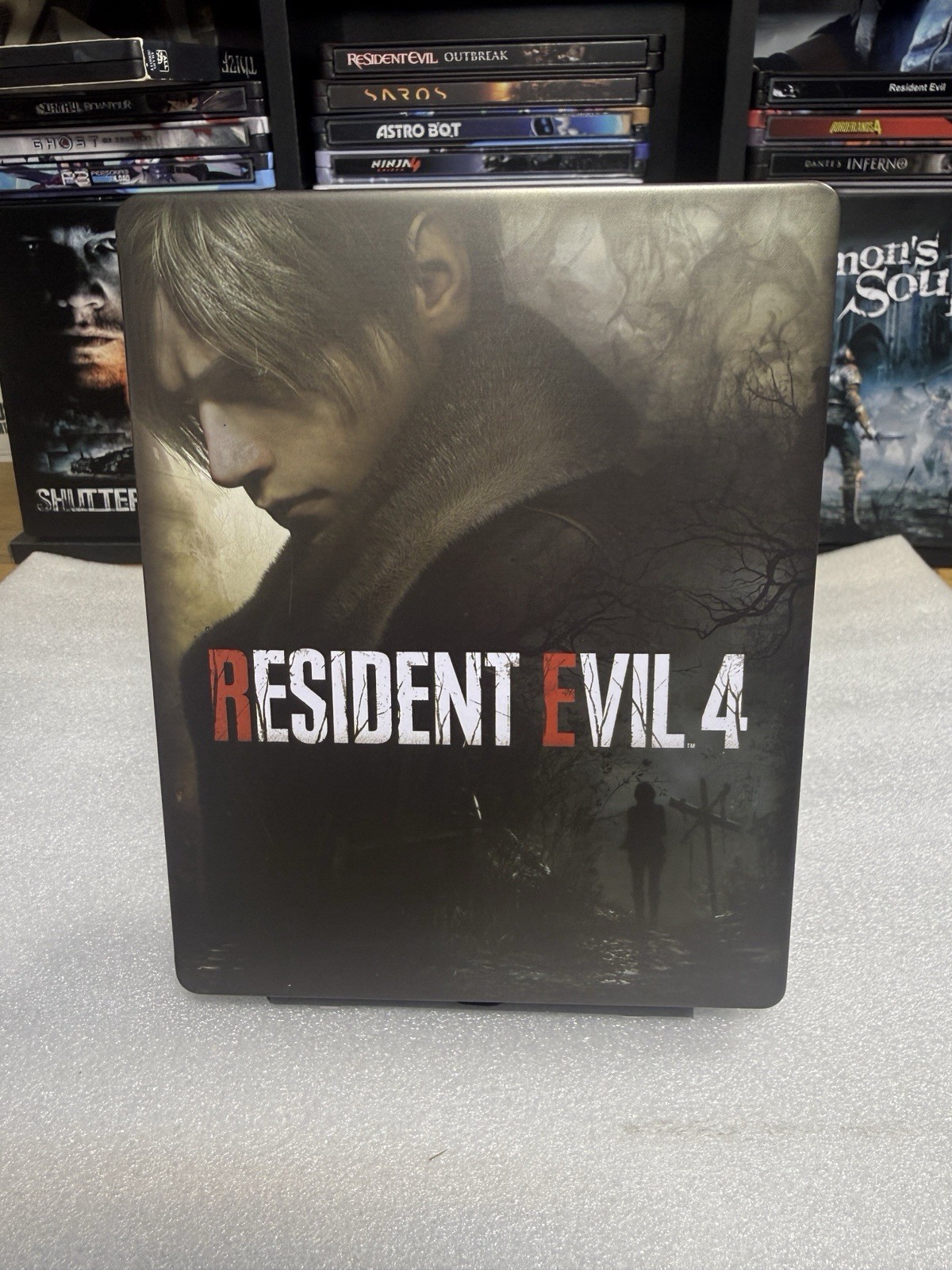 Resident Evil 4 Custom Steelbook/Steelup Case For PS5/Xbox (No Game) New