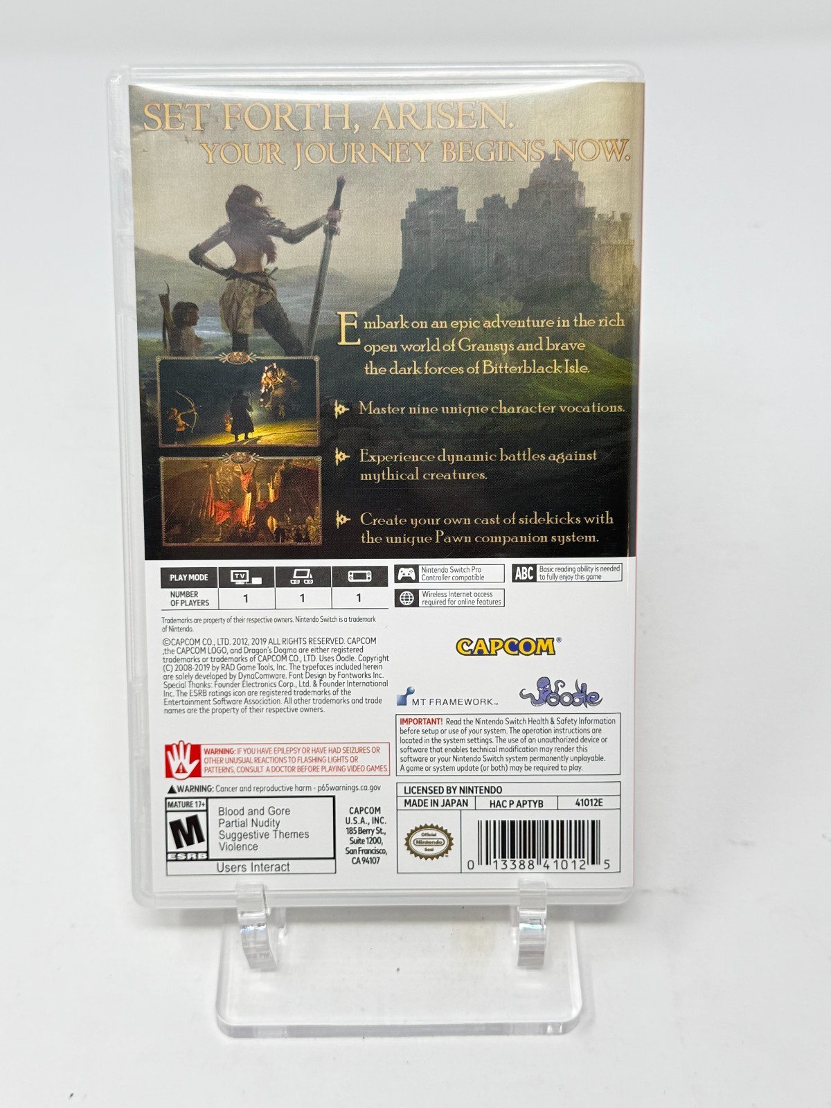 Dragon’s Dogma: Dark Arisen Nintendo Switch CIB