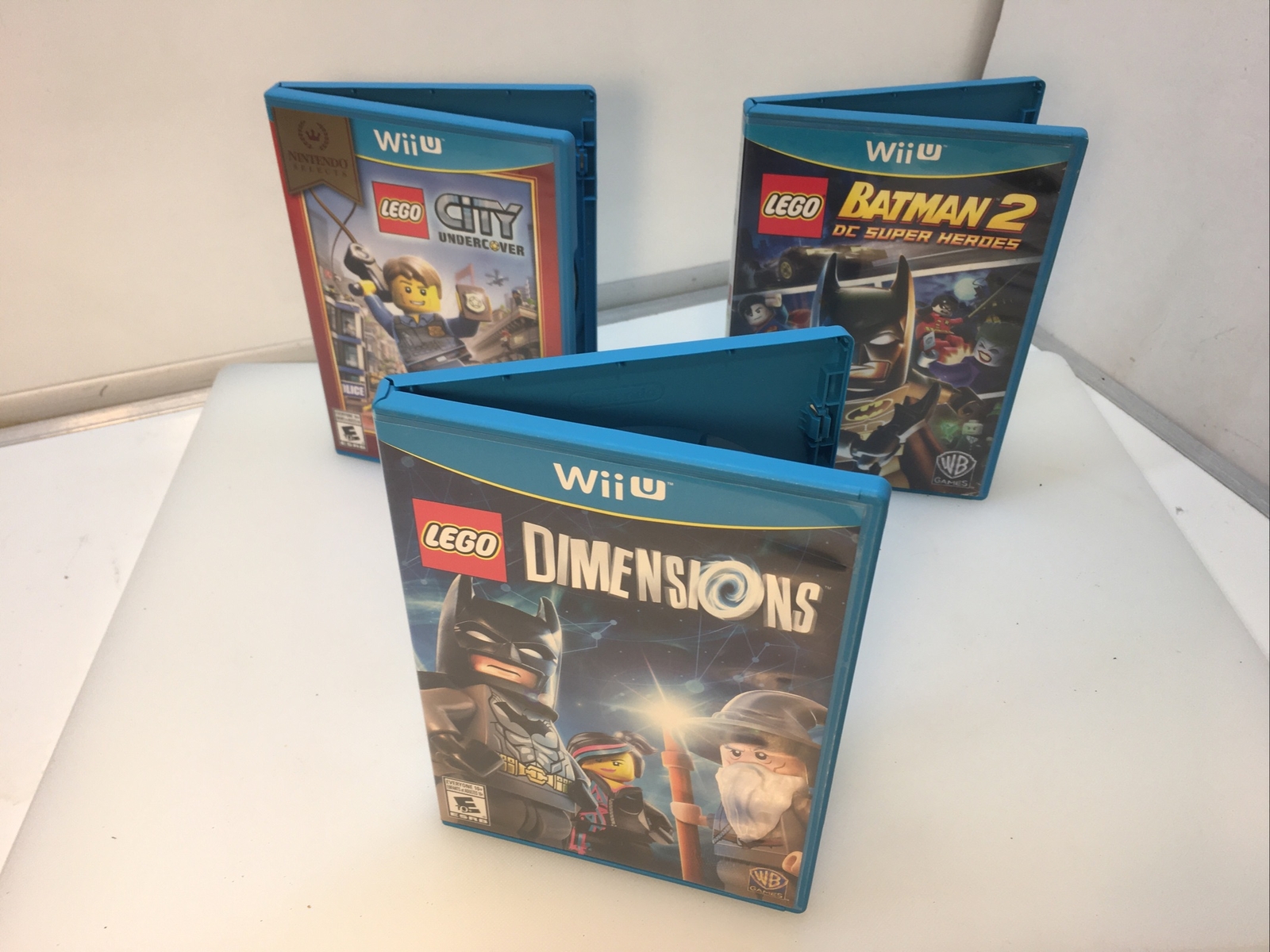 Lot of 3 Nintendo WiiU Wii U Lego Batman 2, Lego City Undercover, Dimensions