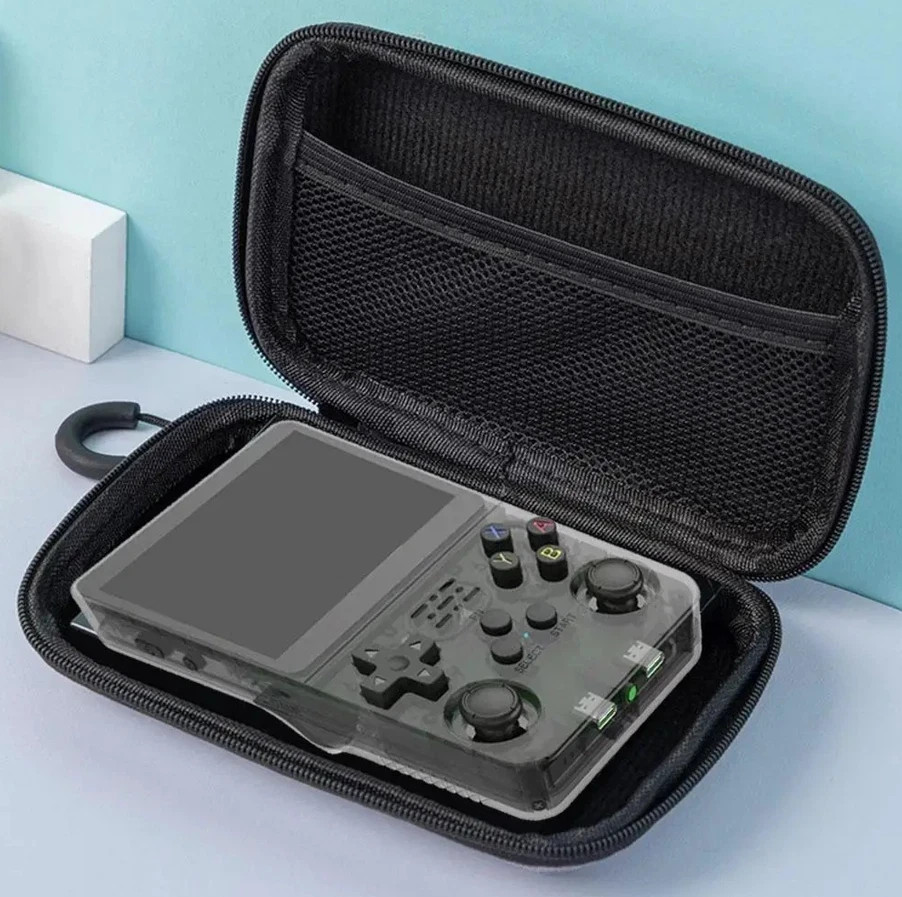 1pc Portable EVA Hard Case for R36S R35S Game Console Storage Bag – NEW