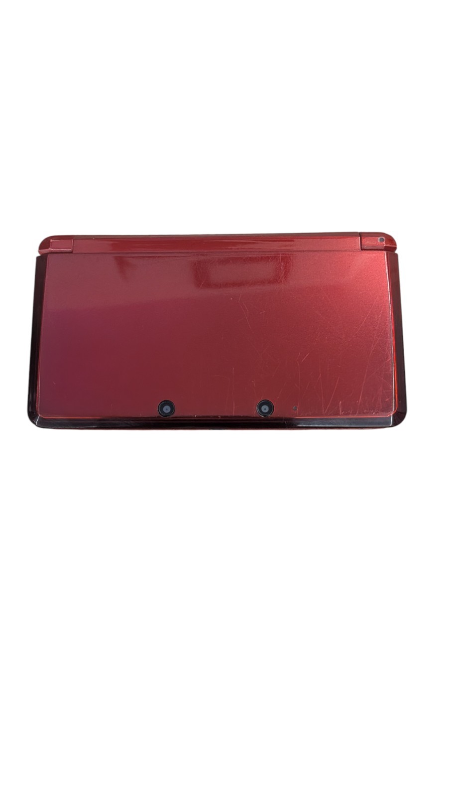 Nintendo 3DS Handheld System BUNDLE – Flame Red + Charger, Carry Case, 5 Games