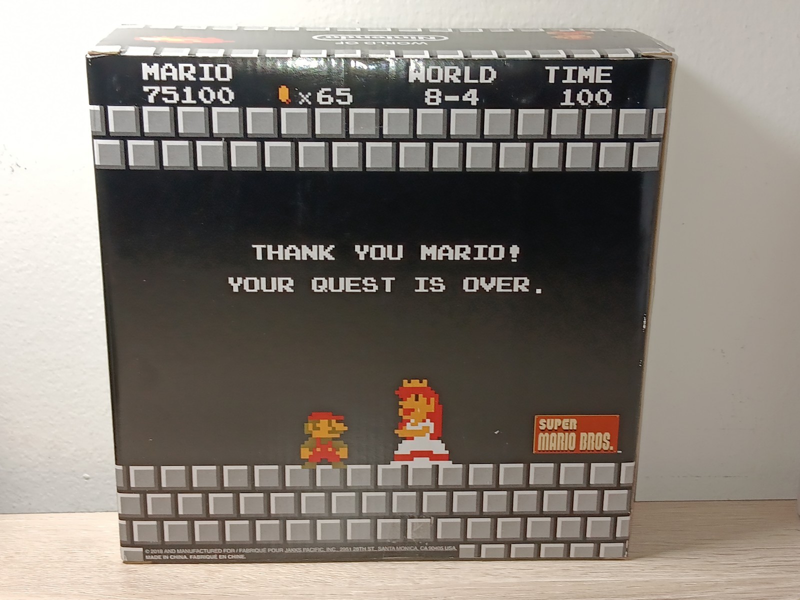 *FREE SHIP* 2.5″ MARIO Vs BOWSER 8-Bit Set World of Nintendo Super Mario Jakks
