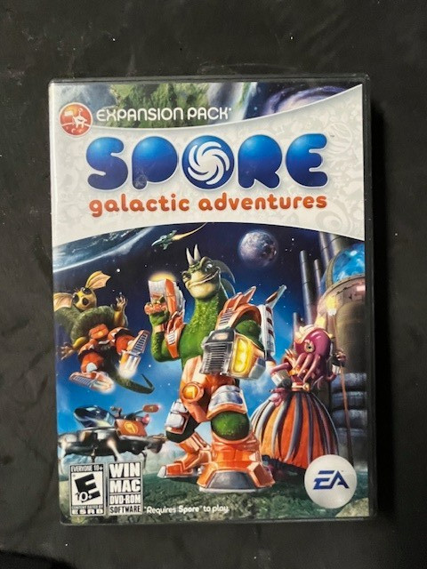 Spore Software Lot Galactic Adventures, Creature Creator, Spore – PC/Mac