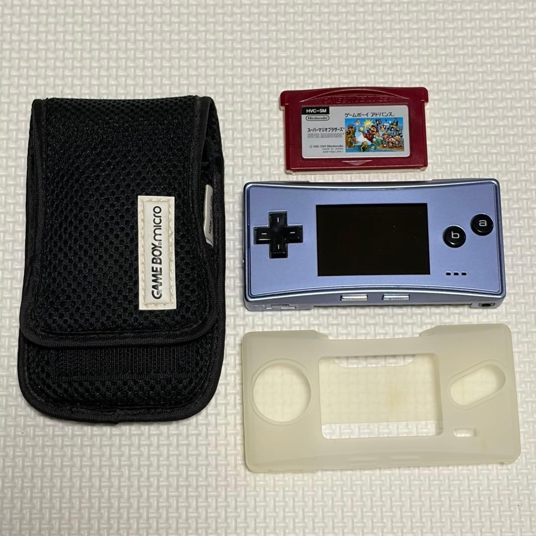 Nintendo Game Boy Micro Blue console Universal Handheld System