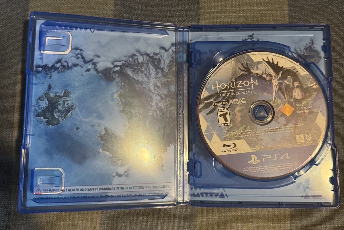 Horizon Forbidden West Launch Edition (2022) PS4 Game Discs w/ Case