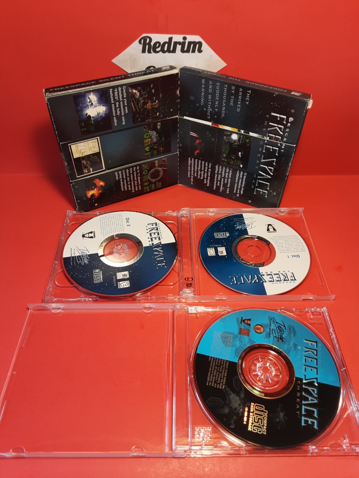 Descent Freespace Silent Threat/Great War Windows PC CD-Rom Video Games Sci-Fi