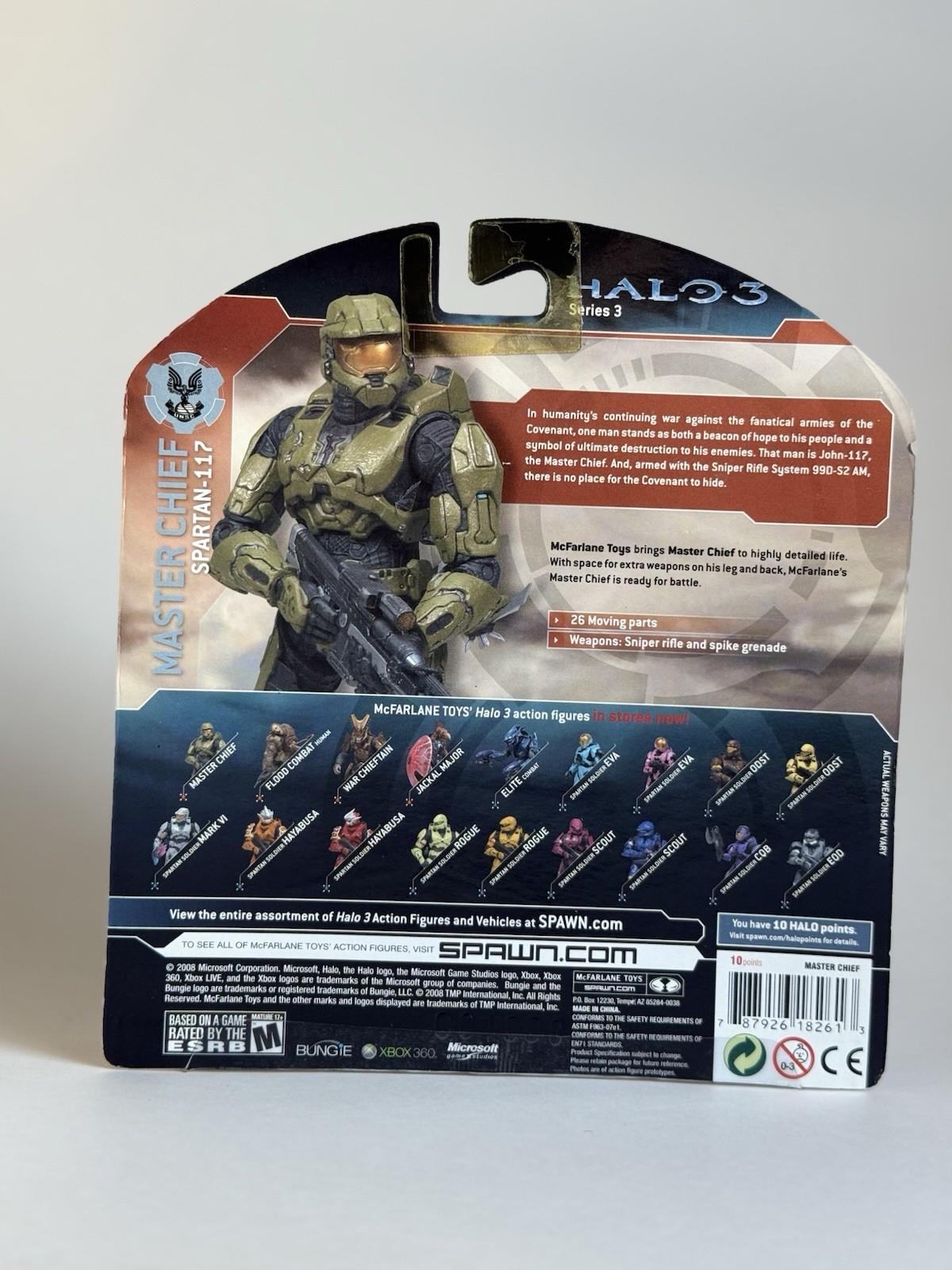 McFarlane Toys Halo 3 Master Chief Spartan-117 Action Figure 26 Parts