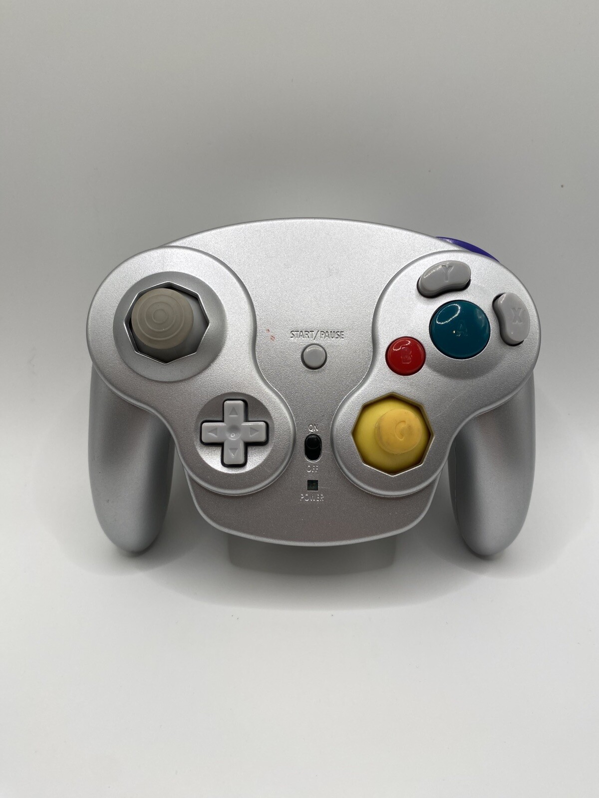 Nintendo Gamecube Wavebird Wireless Controller – Platinum – Controller Only