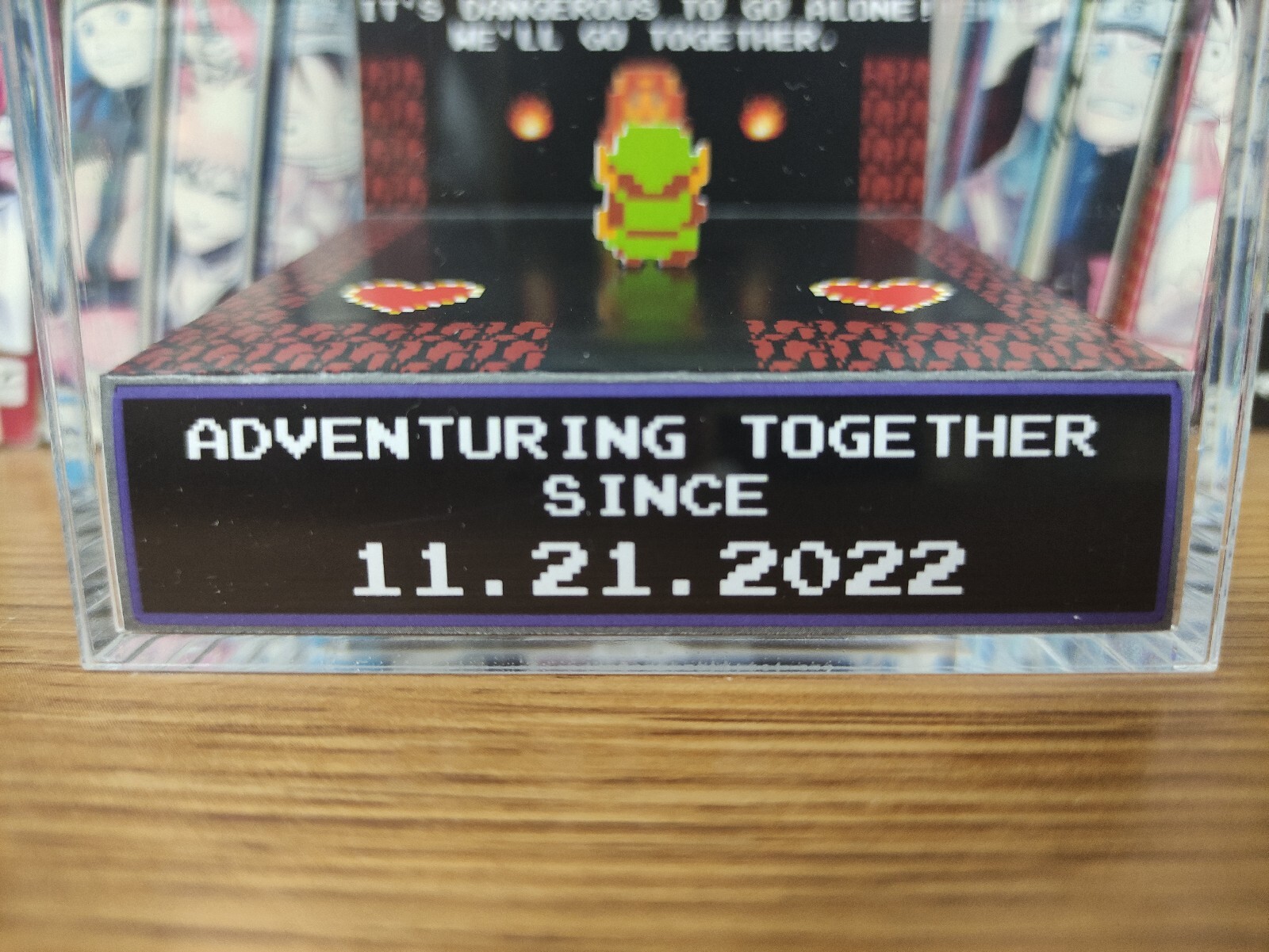 The Legend of Zelda Anniversary, CUSTOMIZABLE Handmade Diorama-Retro Cube-Fanart
