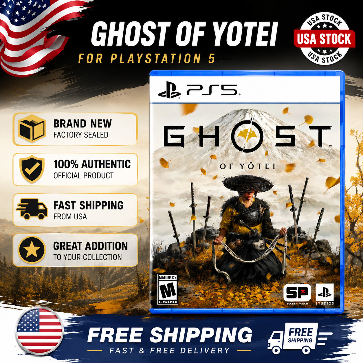 [Flash Sale] Ghost Of Yotei – Sony PlayStation 5
