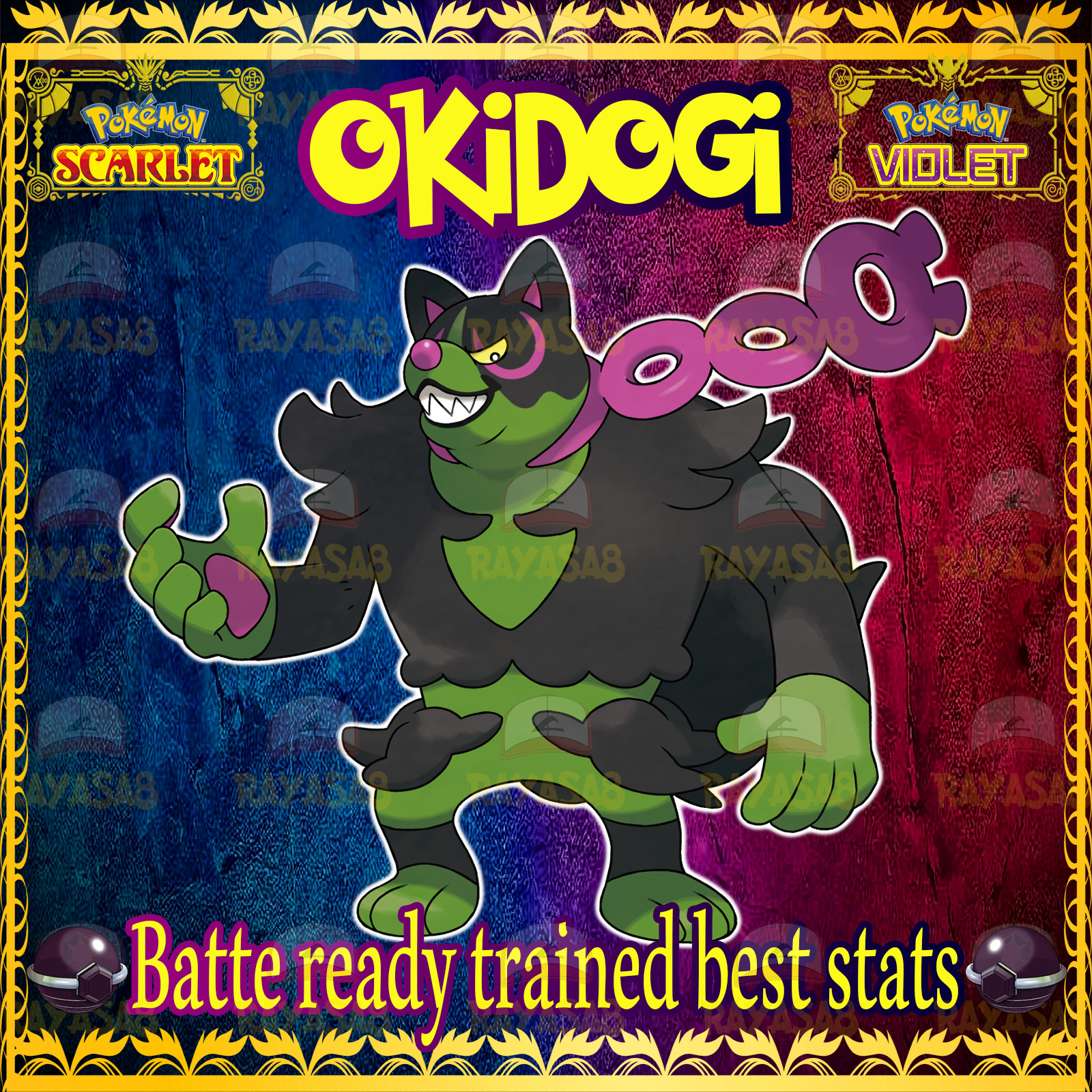 🌟Okidogi Best Stats Pokemon Scarlet and Violet Home🌟