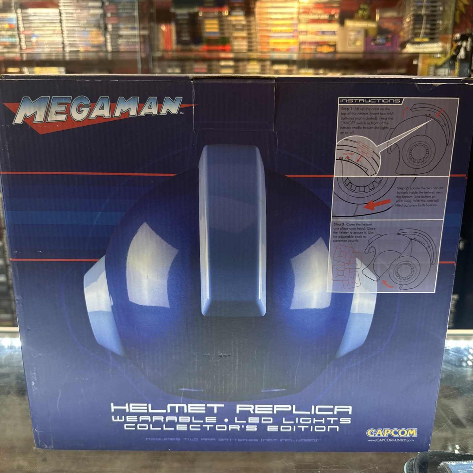 Capcom Wearable Mega Man Leaf Shield Green Replica Helmet Collector’s Edition