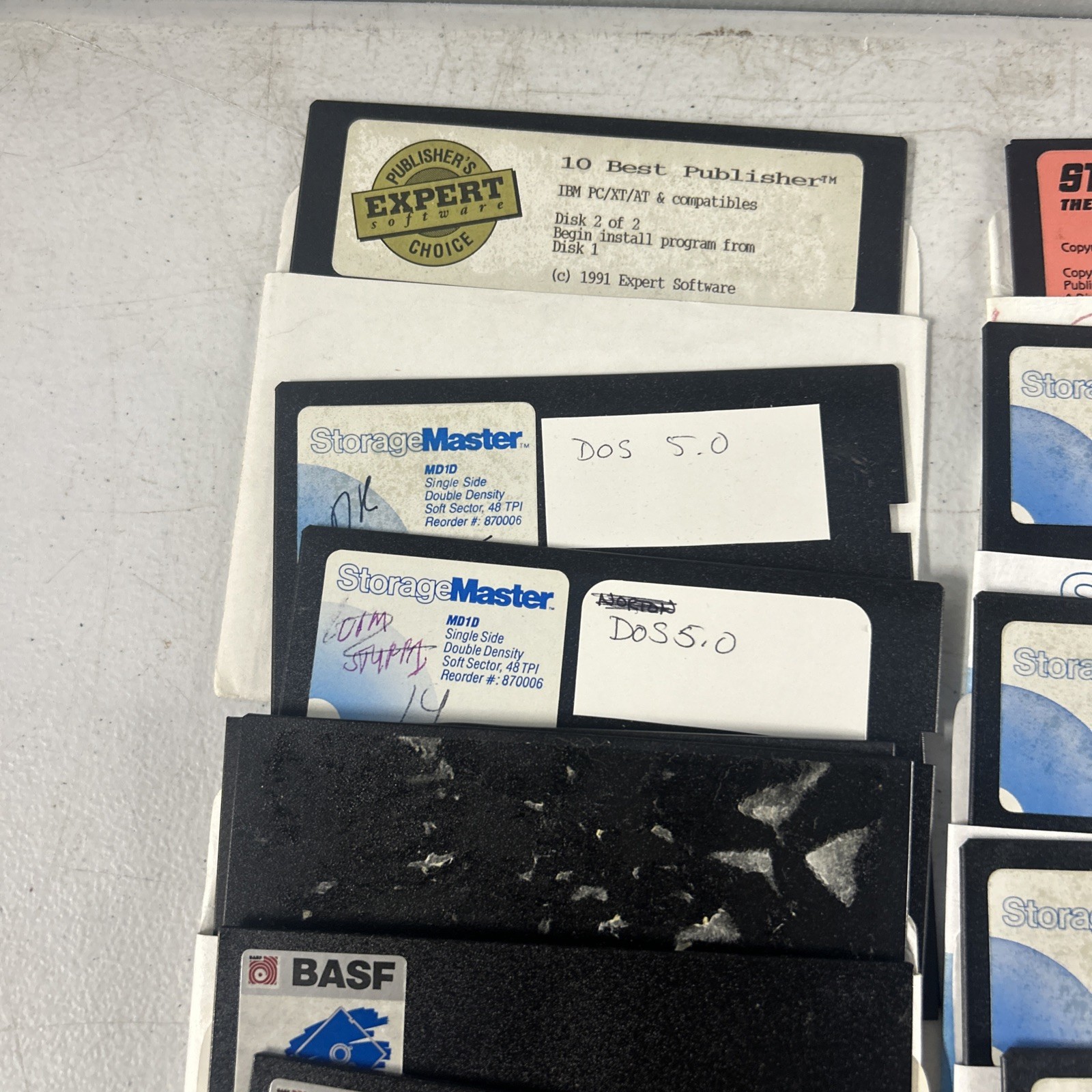 Commodore 64 Floppy Disks With Games Selling As Is for Blank Disk LOT Of 66