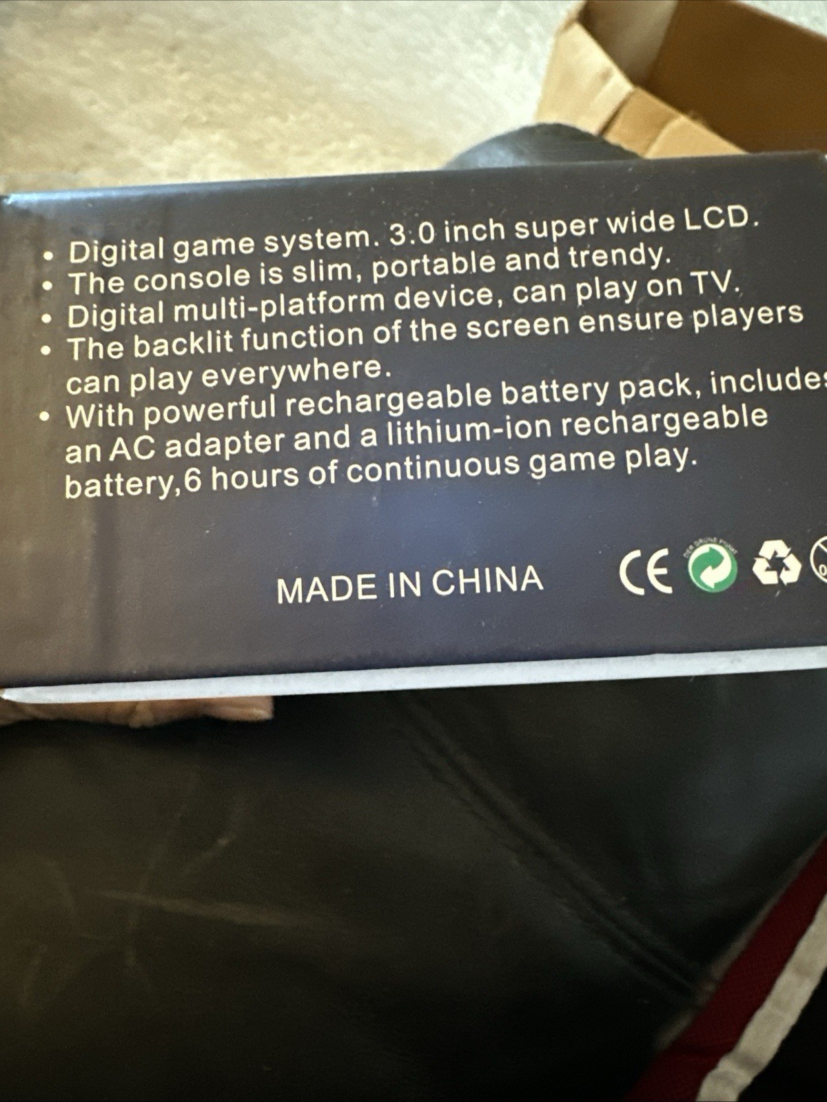 Retro FC Plus 168 in 1 Handheld Game Console Clear Transparent