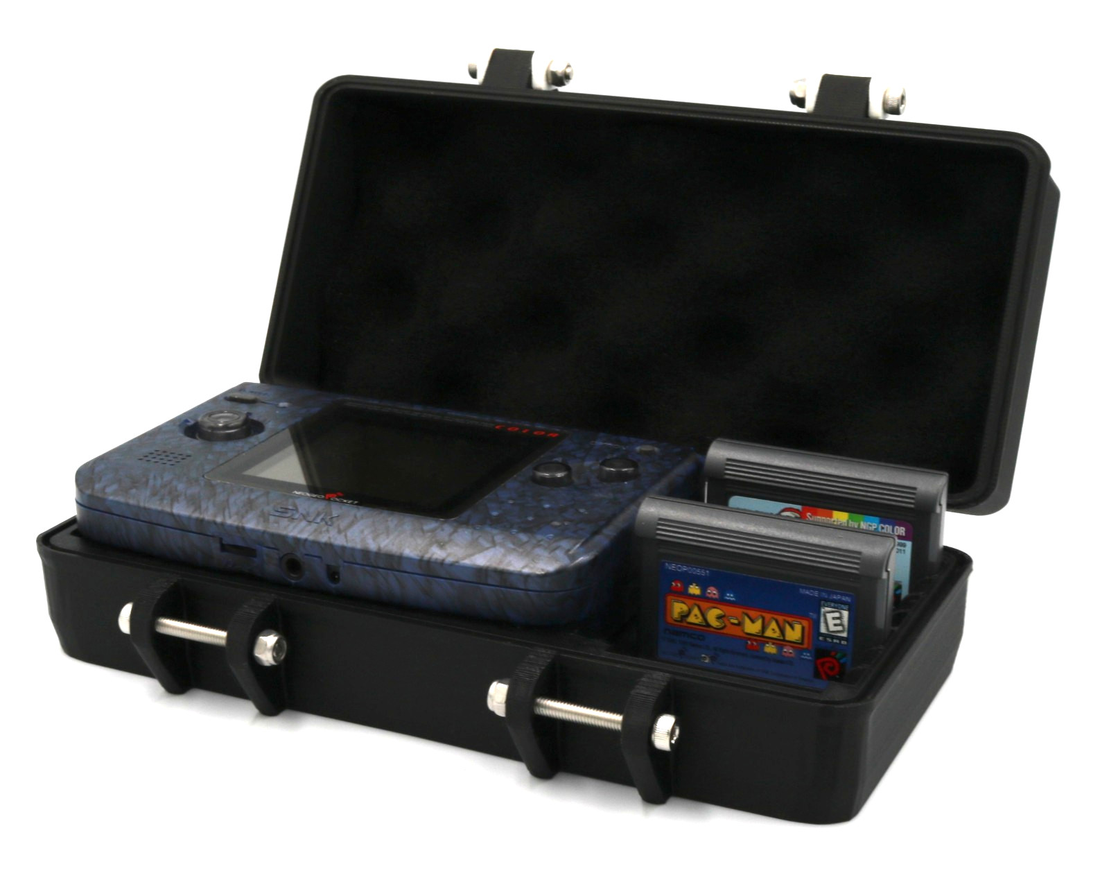 Neo Geo Pocket Color Compatible Protective Carrying Case – Holds 7 + 1 Games