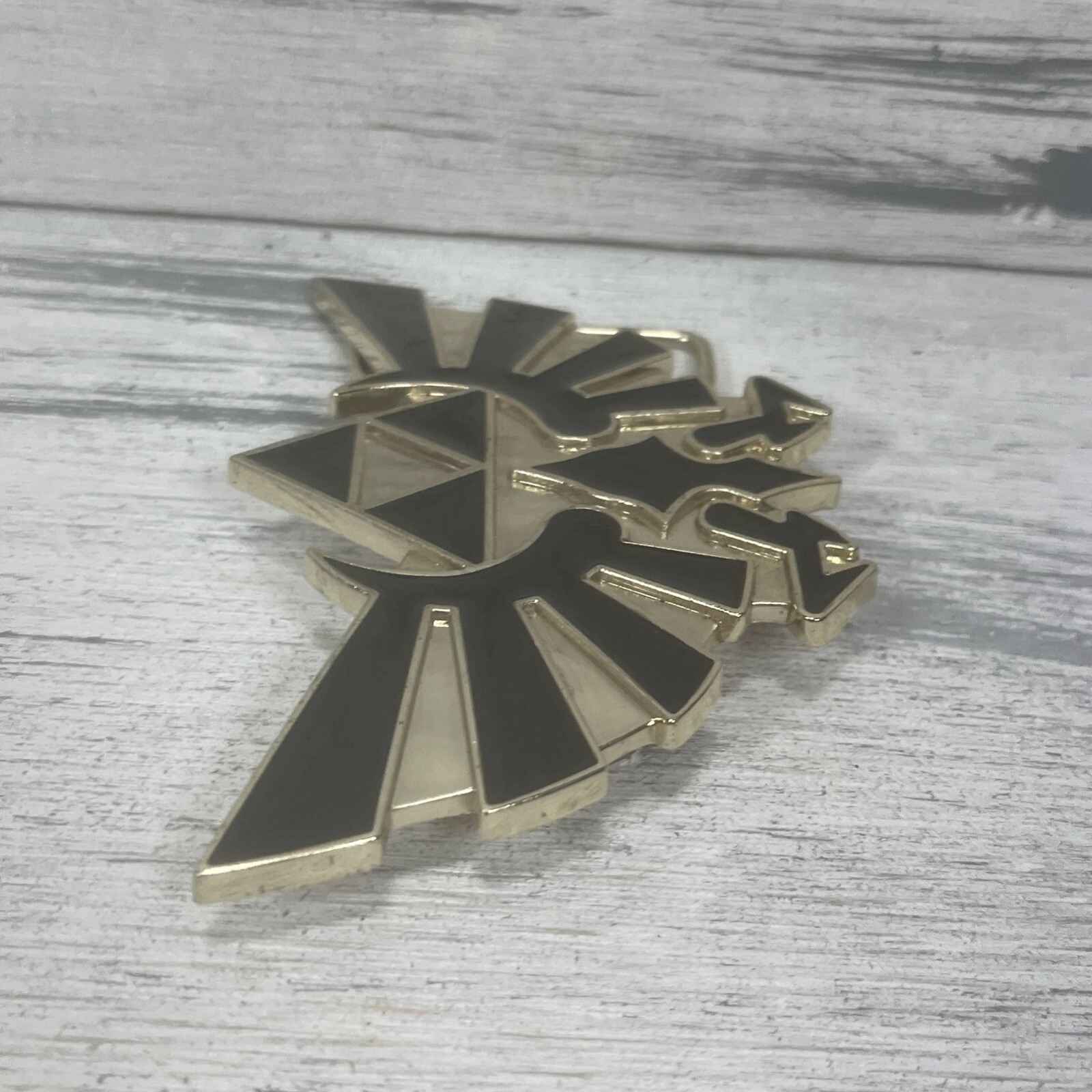 The Legend Of Zelda Twilight Princess Belt Buckle Black Gold 2011 Nintendo