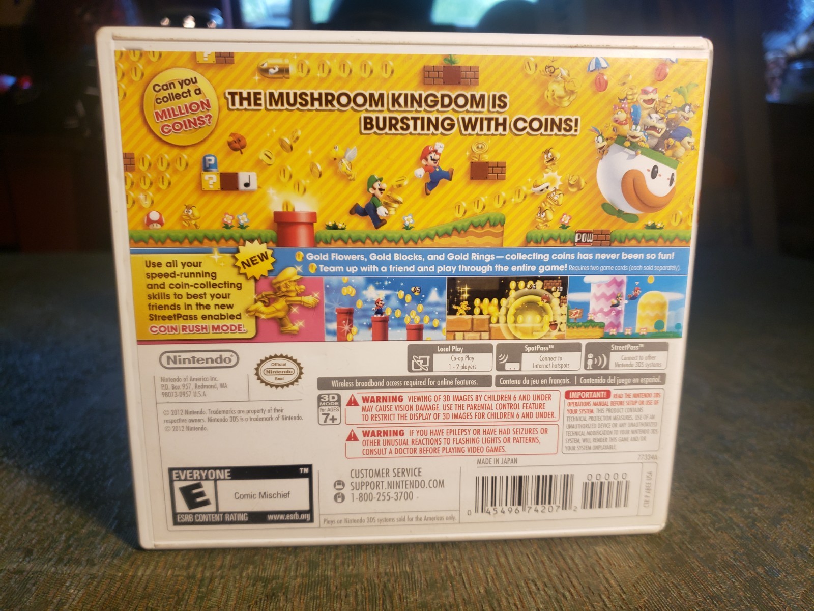 New Super Mario Bros 2 – Nintendo 3DS In Box Tested Free Shipping