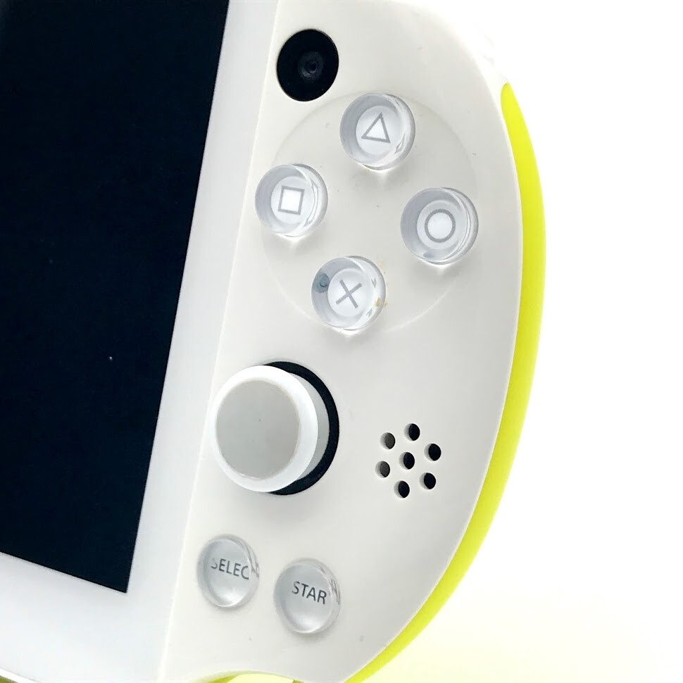 SONY PS Vita PCH-2000 Slim Lime Green White Wi-Fi LCD w/ Charger “Mint”