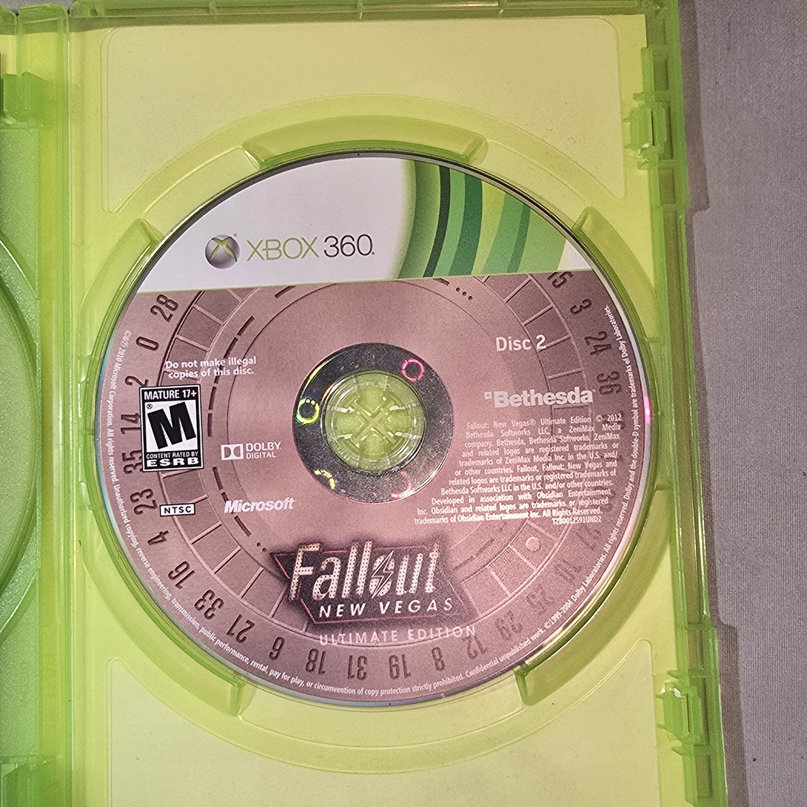 Microsoft Xbox 360 Fallout New Vegas Ultimate Edition